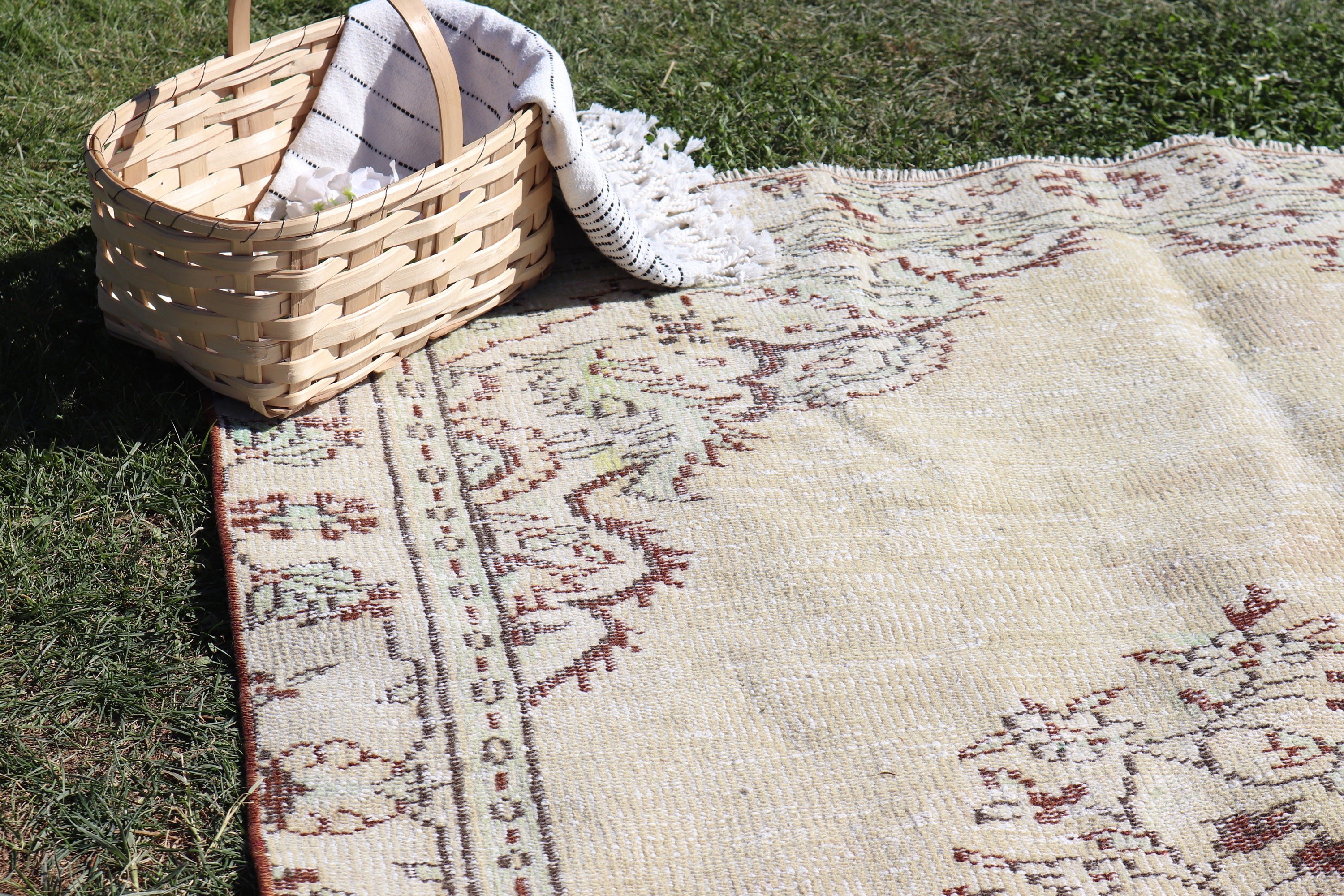 Home Decor Rug, Green Oriental Rug, Bedroom Rug, Living Room Rug, Moroccan Rug, 5.2x9.3 ft Large Rug, Vintage Rug, Turkey Rugs, Turkish Rug