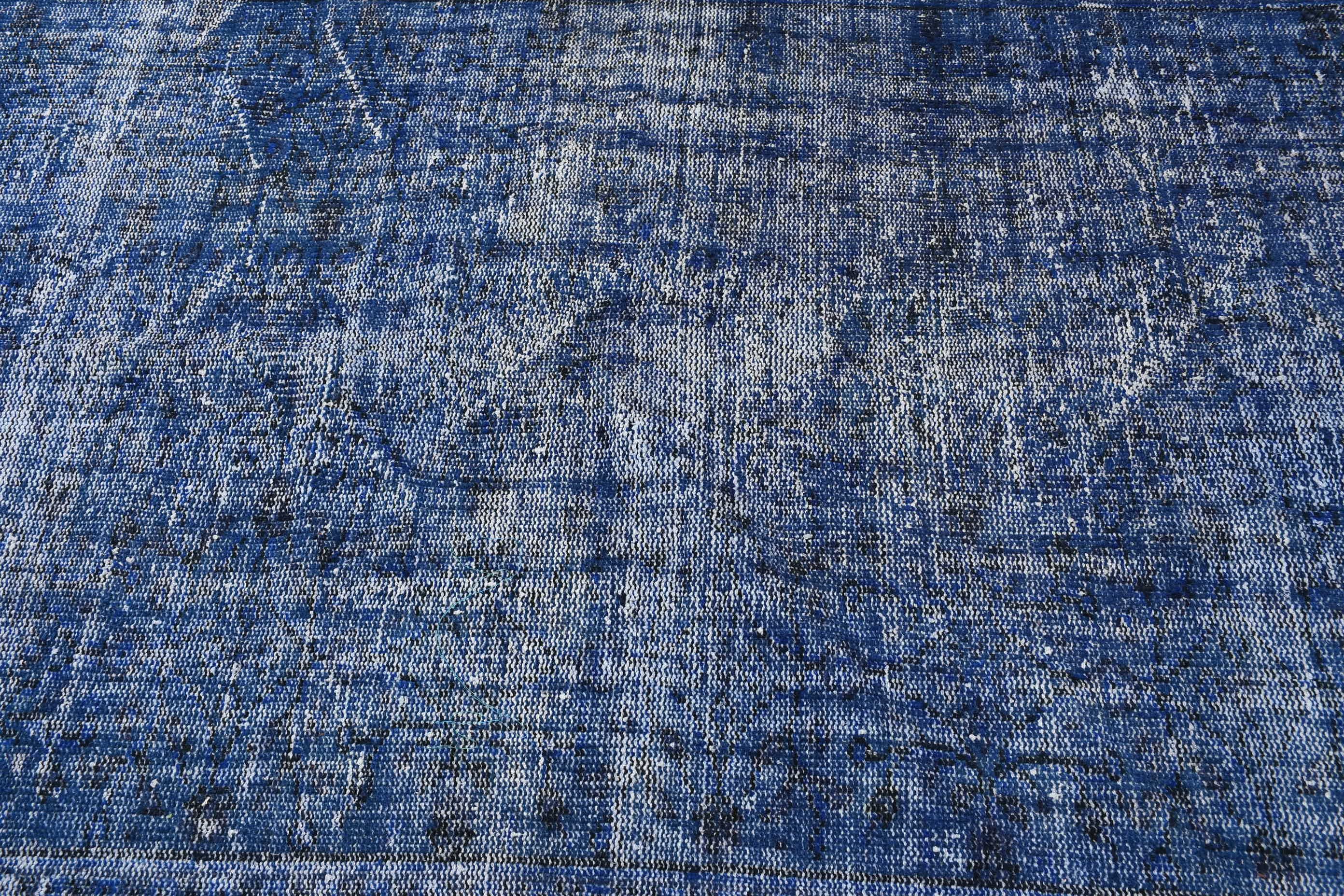 Vintage Rug, Anatolian Rug, Salon Rugs, Living Room Rugs, Blue Anatolian Rug, Bohemian Rug, 4.8x8.8 ft Large Rugs, Cool Rug, Turkish Rug