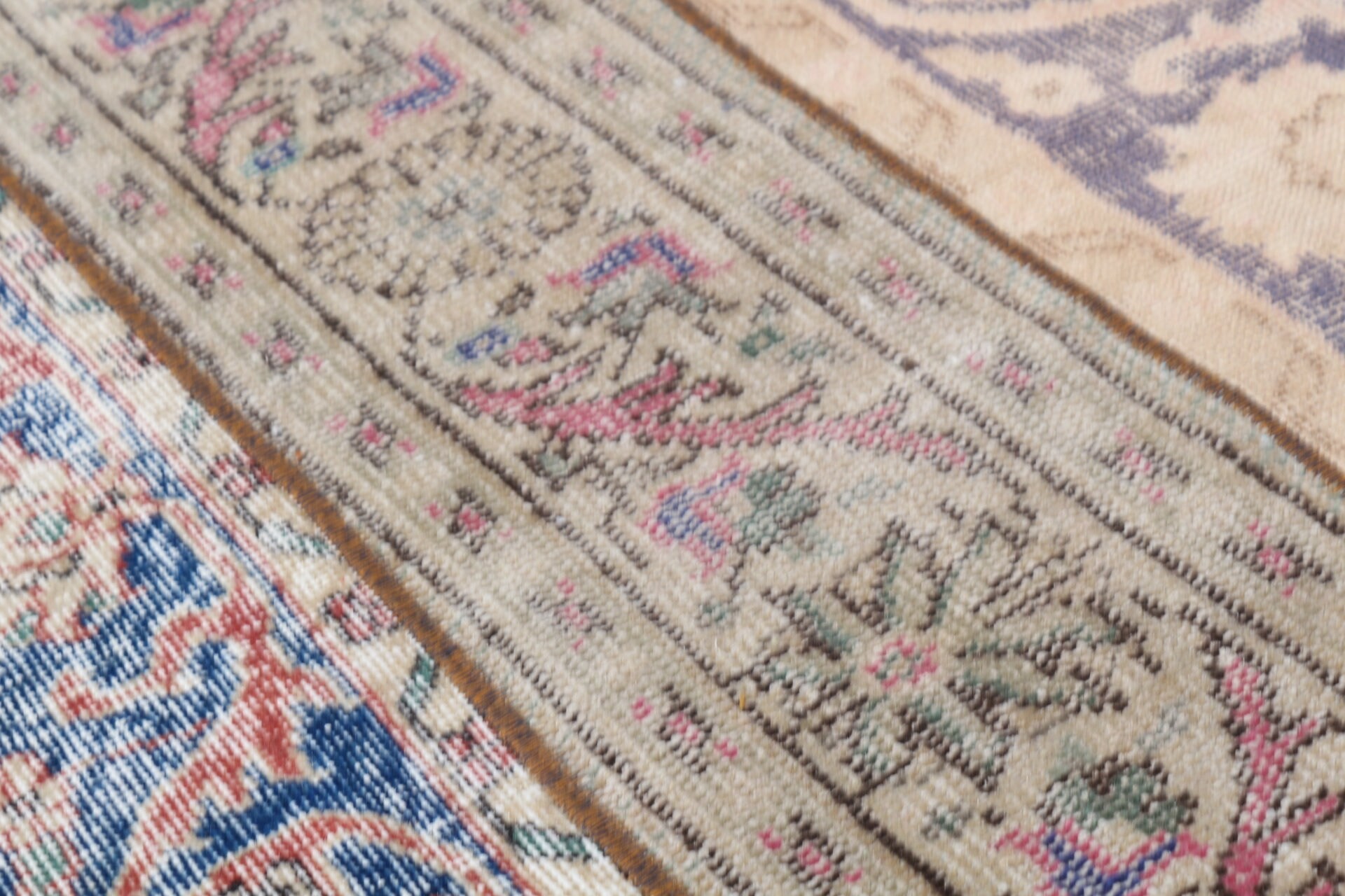 Beige Kitchen Rug, Bohemian Rug, Rugs for Stair, Vintage Rugs, Turkish Rug, Floor Rugs, Bedroom Rugs, Hallway Rug, 2.5x6.3 ft Runner Rugs