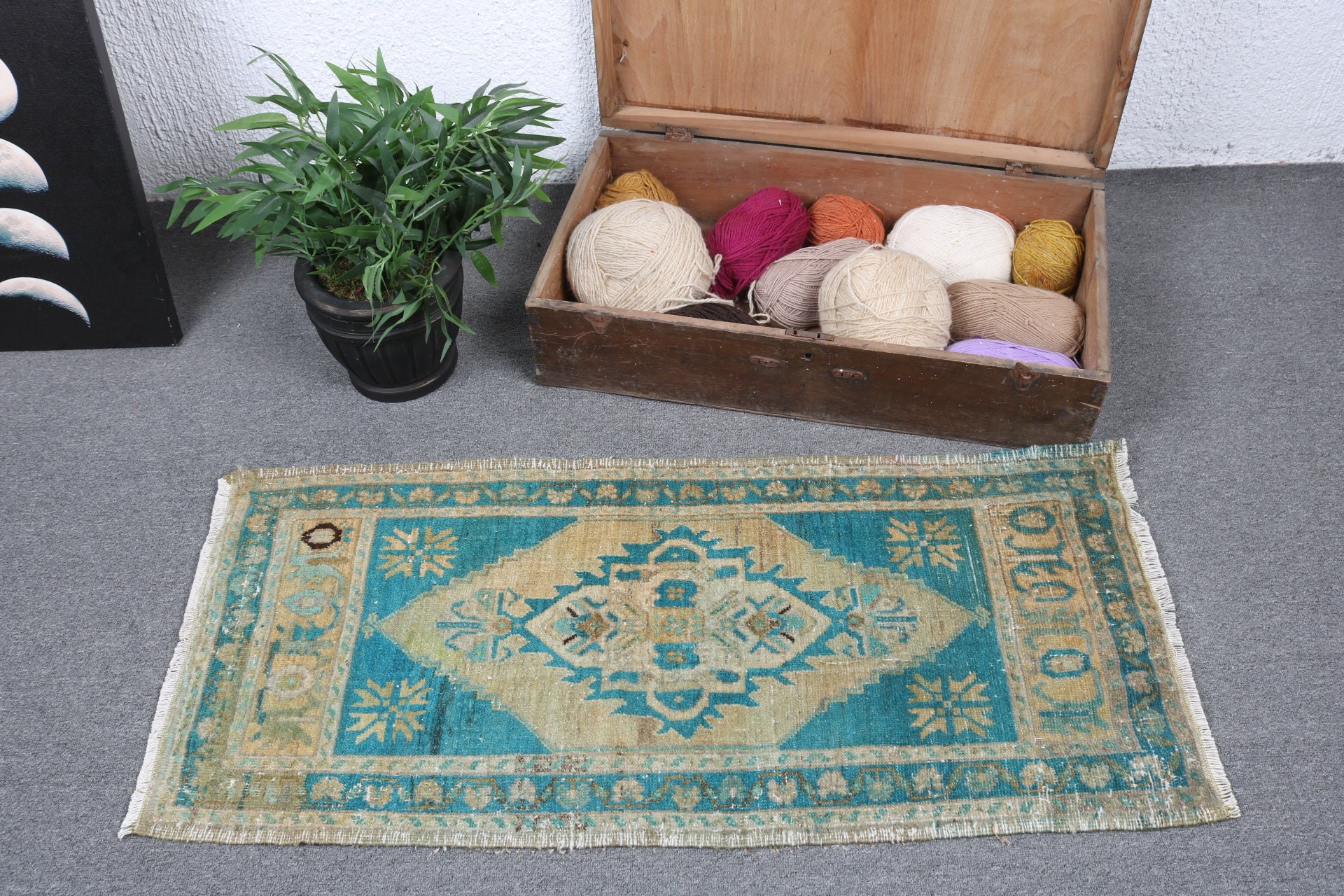 Araba Paspas Halıları, Kahverengi Antika Halılar, Yatak Odası Halıları, Mutfak Halısı, Banyo Paspas Sevimli Halı, Banyo Halıları, Vintage Halılar, 1.7x3.7 ft Küçük Halı, Türk Halıları