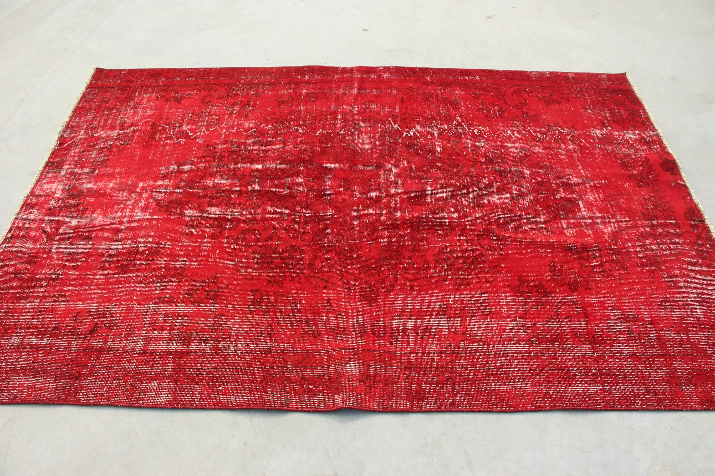 Vintage Decor Rugs, Bedroom Rug, Antique Rug, Rugs for Area, Home Decor Rugs, Turkish Rug, 4.7x7 ft Area Rugs, Vintage Rug, Red Antique Rug