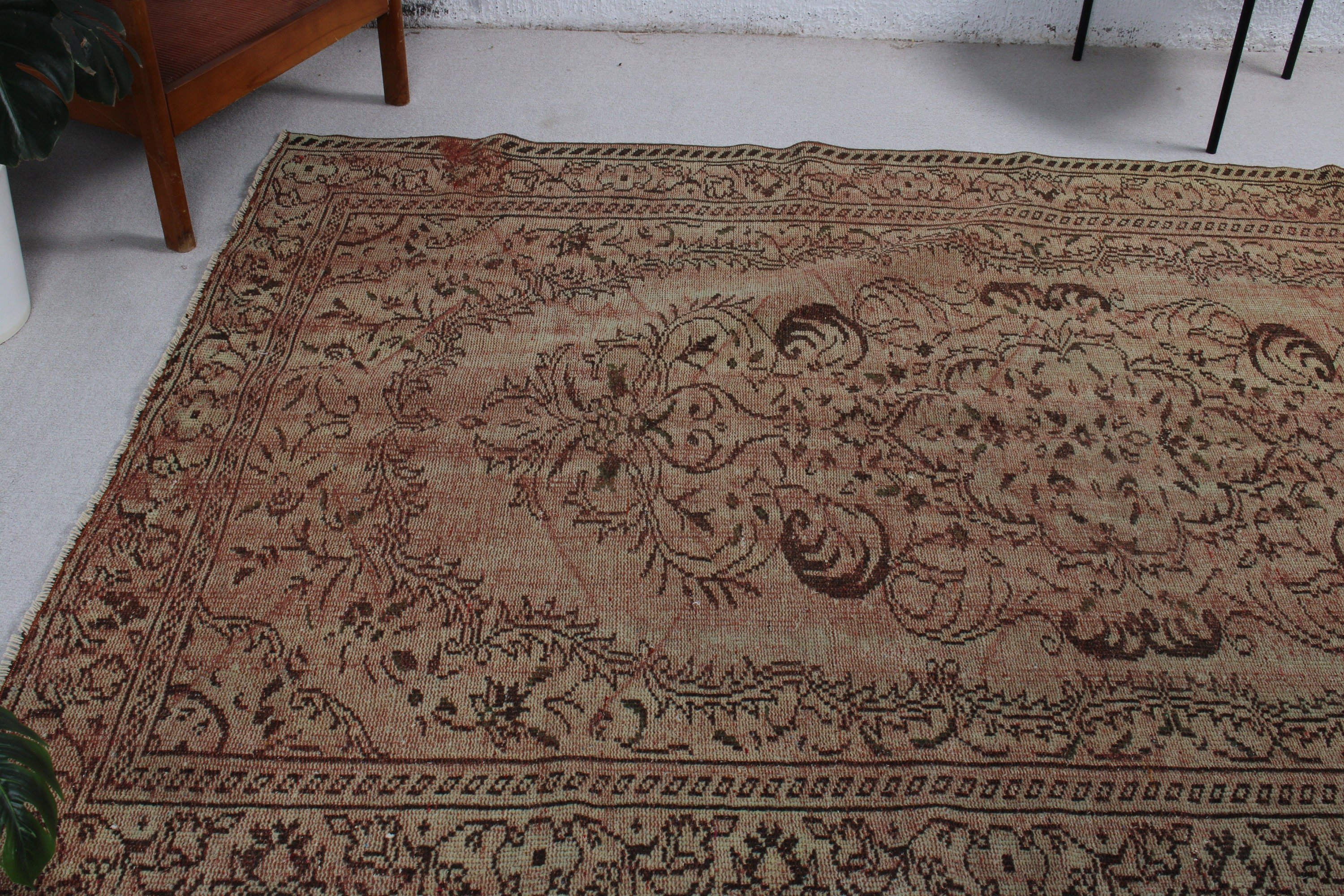 Bej Oryantal Halı, Kabile Halısı, Büyük Boho Halıları, Yer Halıları, 5,5x8,8 ft Büyük Halılar, Modern Halı, Türk Halısı, Oturma Odası Halısı, Vintage Halı