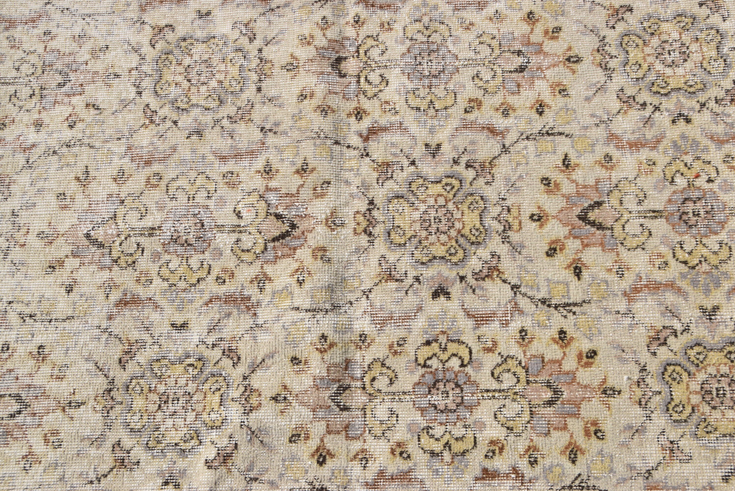 Pastel Rug, Nursery Rug, Floor Rug, Brown Oushak Rugs, 3.5x6.4 ft Accent Rug, Home Decor Rugs, Bedroom Rug, Turkish Rugs, Vintage Rugs