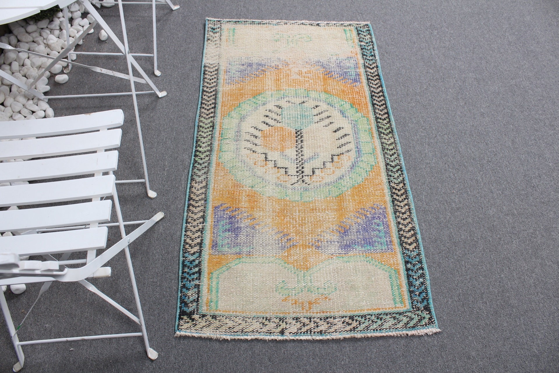 Vintage Rug, 2.4x4.2 ft Small Rug, Aesthetic Rugs, Moroccan Rug, Car Mat Rugs, Turkish Rugs, Orange Moroccan Rugs, Door Mat Rug, Floor Rugs