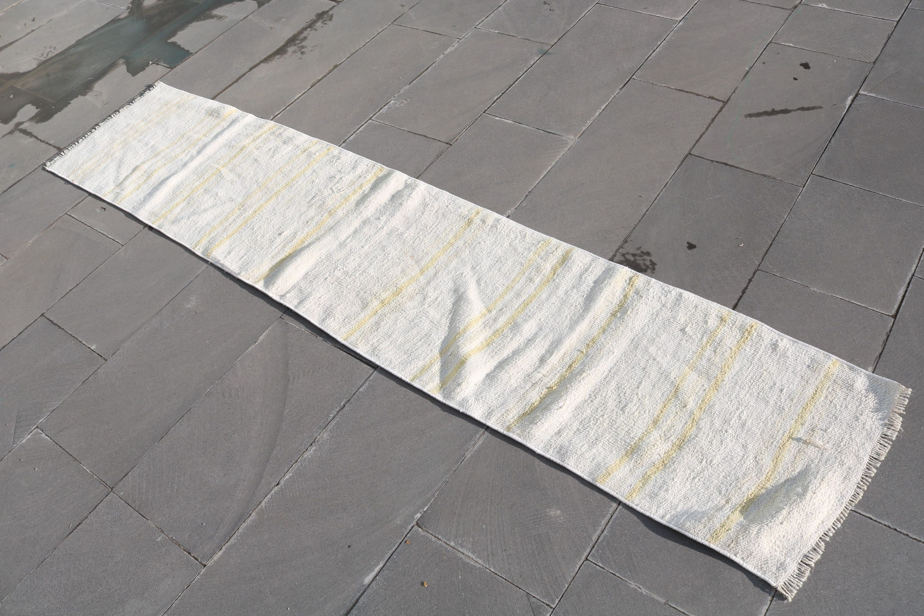 Pale Rug, Corridor Rugs, 1.6x8 ft Runner Rugs, Oushak Rug, Anatolian Rugs, Vintage Rug, Turkish Rug, Wool Runner Rug Rugs, Rugs for Stair
