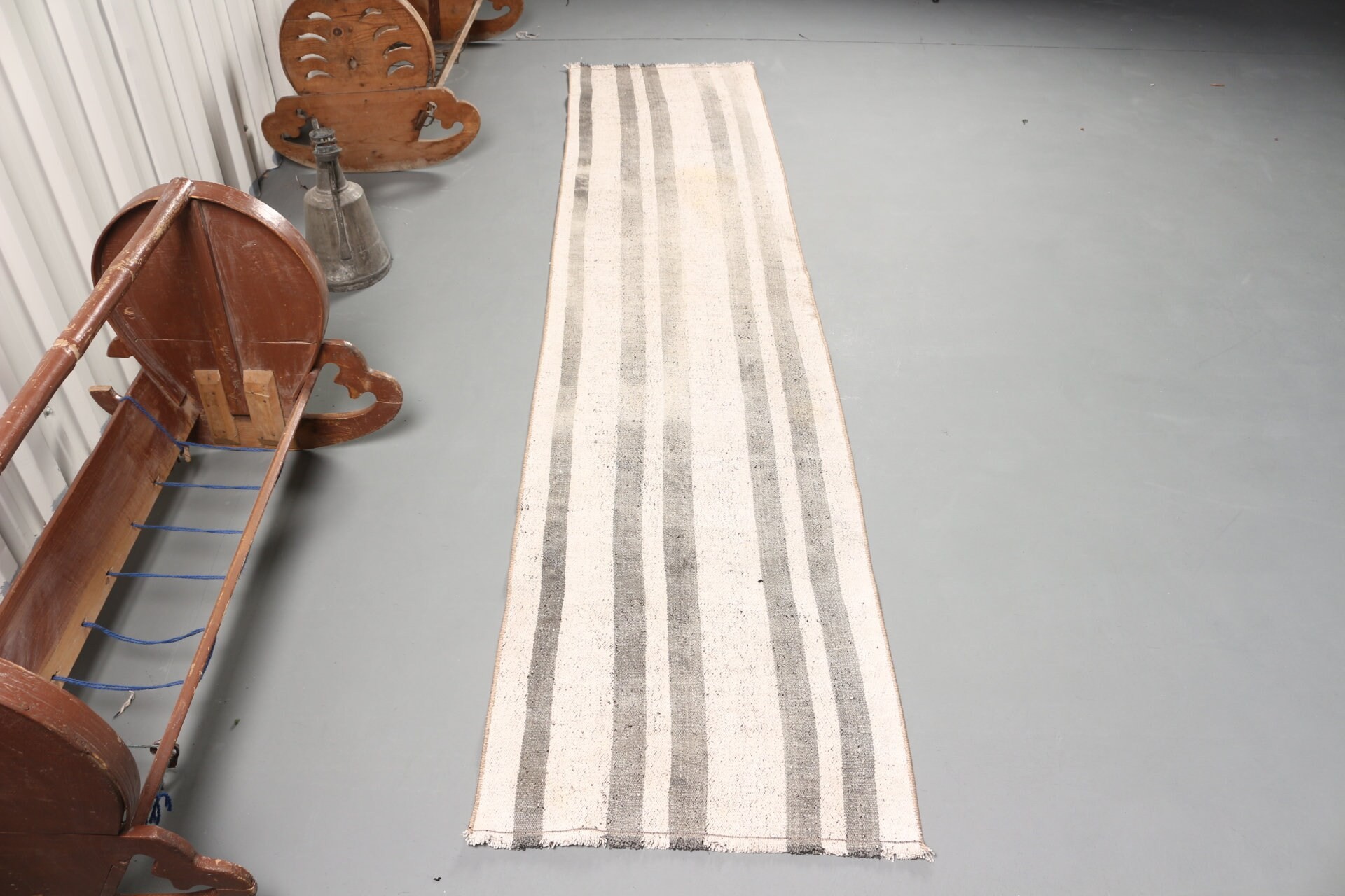 58x260 cm Yolluk Kilim, Bej Fas Kilim, Antik Kilim, Nostaljik Kilim, Koridor Kilim, Koridor Kilim, Mutfak Kilim, Merdiven Kilim