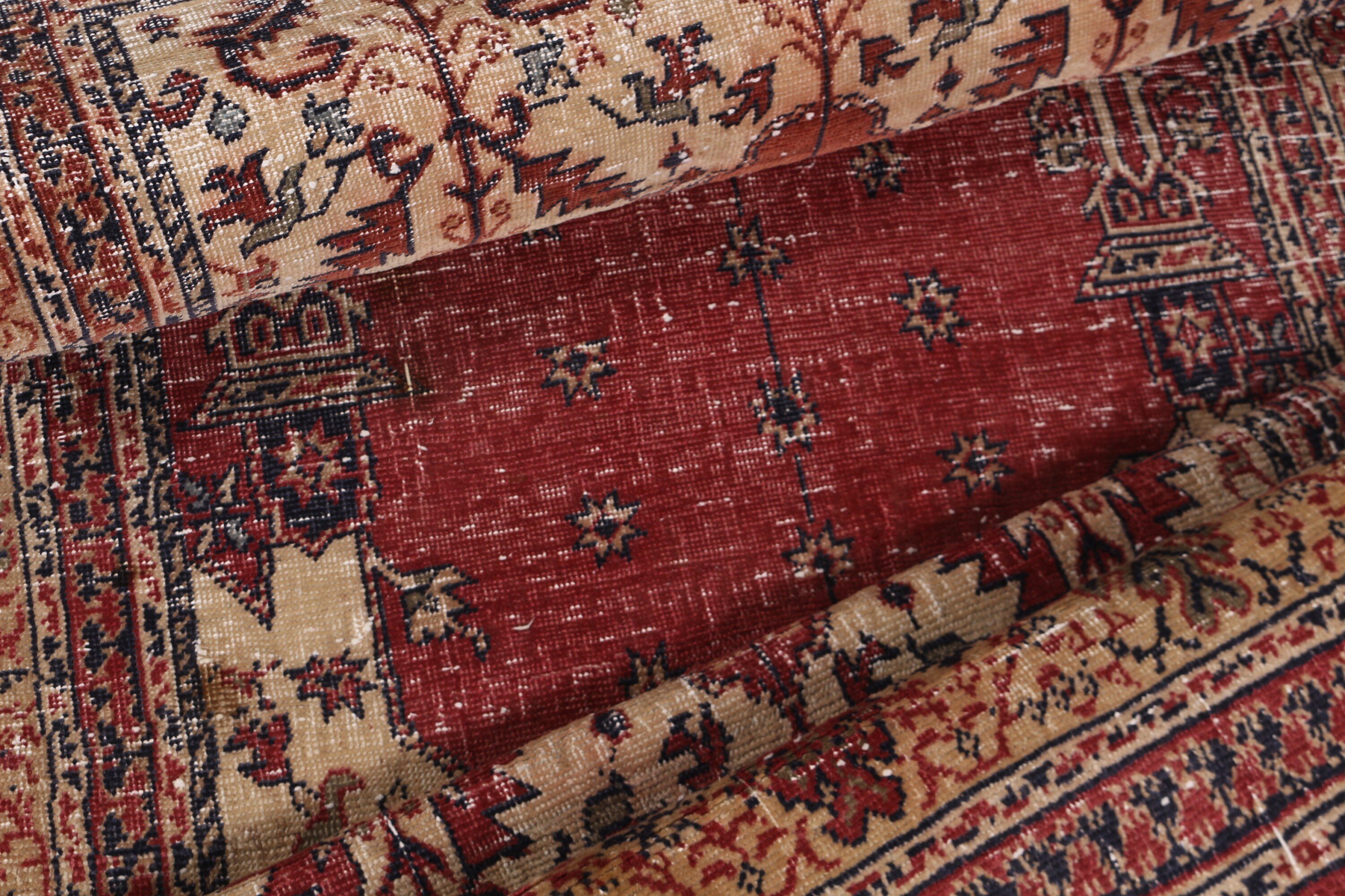 Koridor Halıları, Bej Mutfak Halısı, Ev Dekorasyonu Halısı, Vintage Halılar, Merdiven Halısı, 3x8,1 ft Yolluk Halısı, Türk Halısı, Sessiz Halı, Havalı Halı