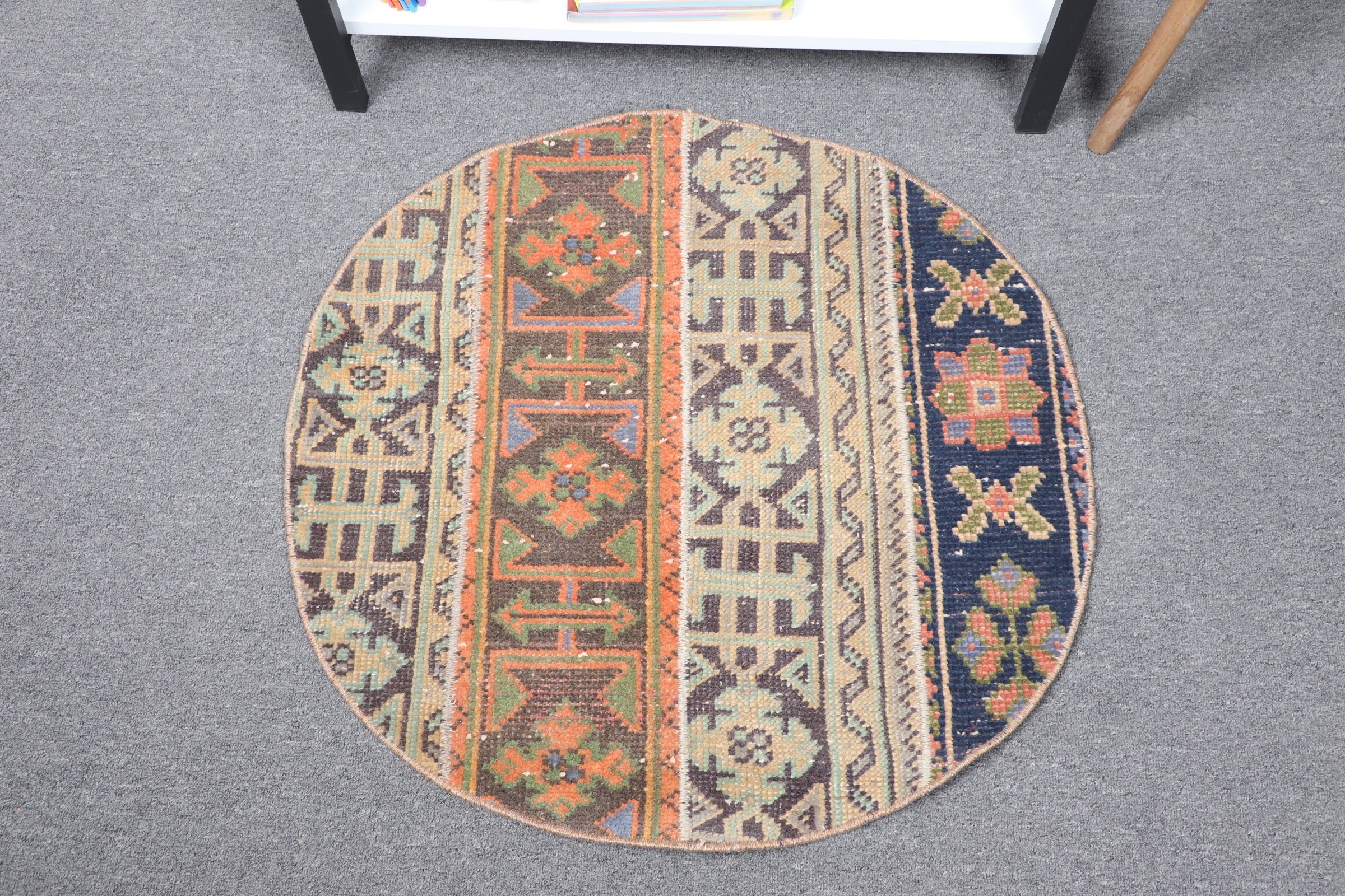 Kapı Paspas Halıları, Türk Halısı, Fas Halısı, Vintage Halılar, 2,4x2,4 ft Küçük Halılar, Duvara Asılı Halı, Soluk Halı, Mavi Yer Halıları, Oryantal Halılar