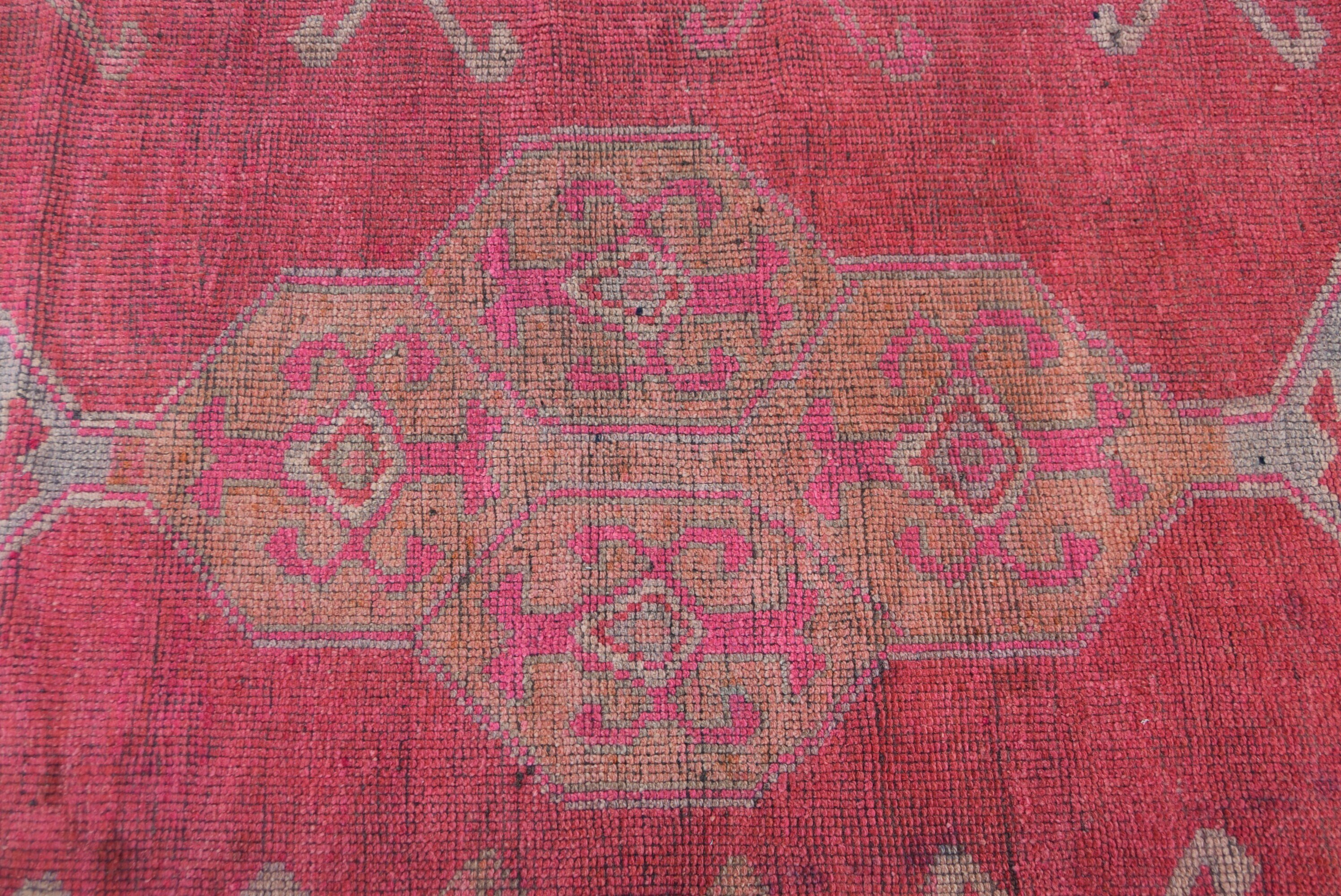 Rugs for Hallway, Pink Floor Rug, Corridor Rug, Vintage Rug, Hallway Rug, Floor Rug, Moroccan Rug, 3.2x9.3 ft Runner Rugs, Turkish Rug