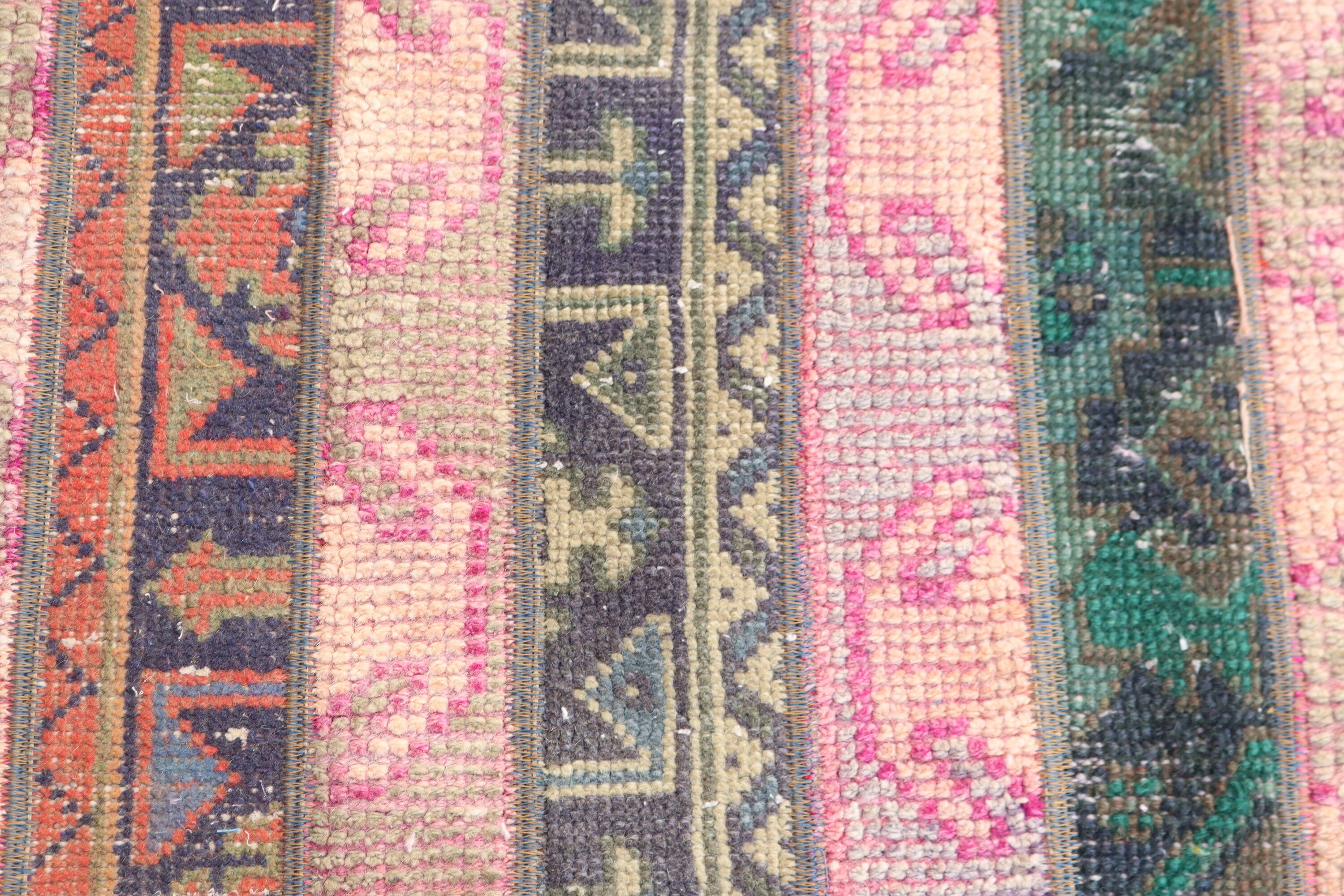 Turuncu 1.6x2.3 ft Küçük Halılar, Yün Halılar, Paspas Halısı, Sanatsal Halı, Türk Halıları, Vintage Halı, Araba Paspas Halısı, Oryantal Halılar