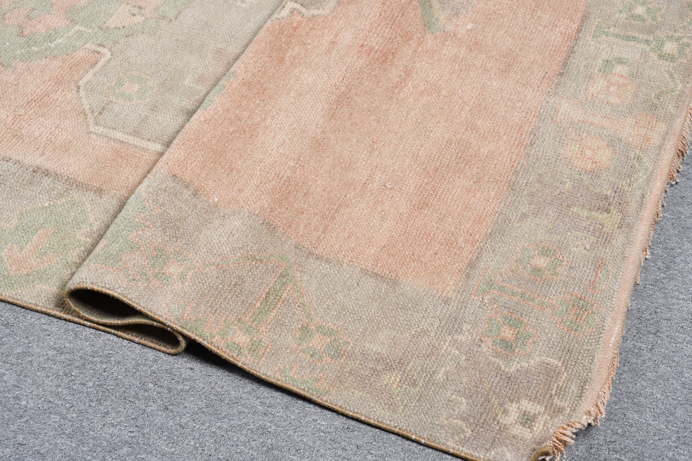 Living Room Rug, Vintage Rugs, Oriental Rugs, Beige Antique Rugs, Dining Room Rugs, Turkish Rug, 4.6x11 ft Large Rug, Anatolian Rug