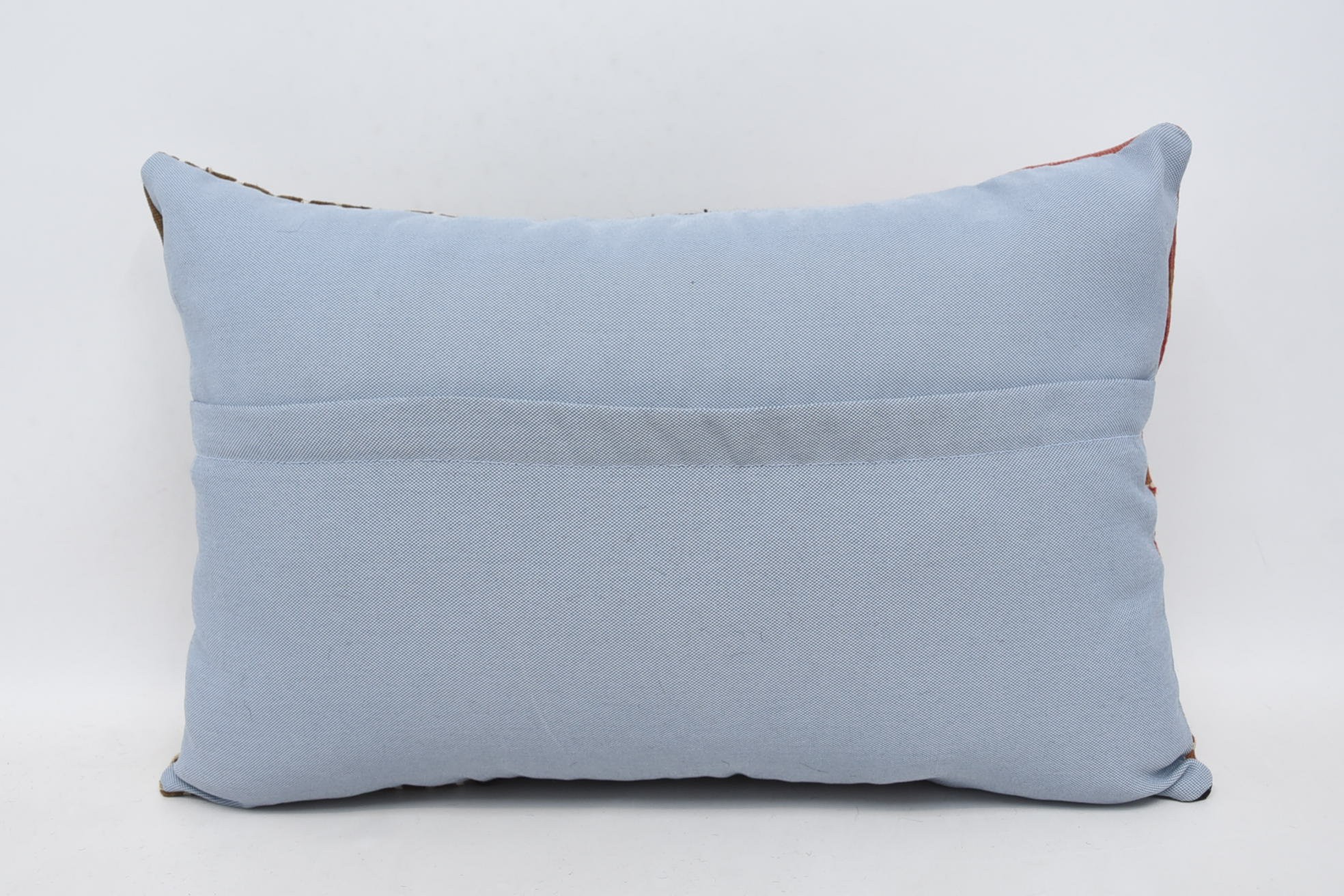 Boho Pillow, Gift Pillow, Turkish Kilim Pillow, 16"x24" Brown Pillow Case, Bolster Pillow Cover, Boho Throw Pillow Cover