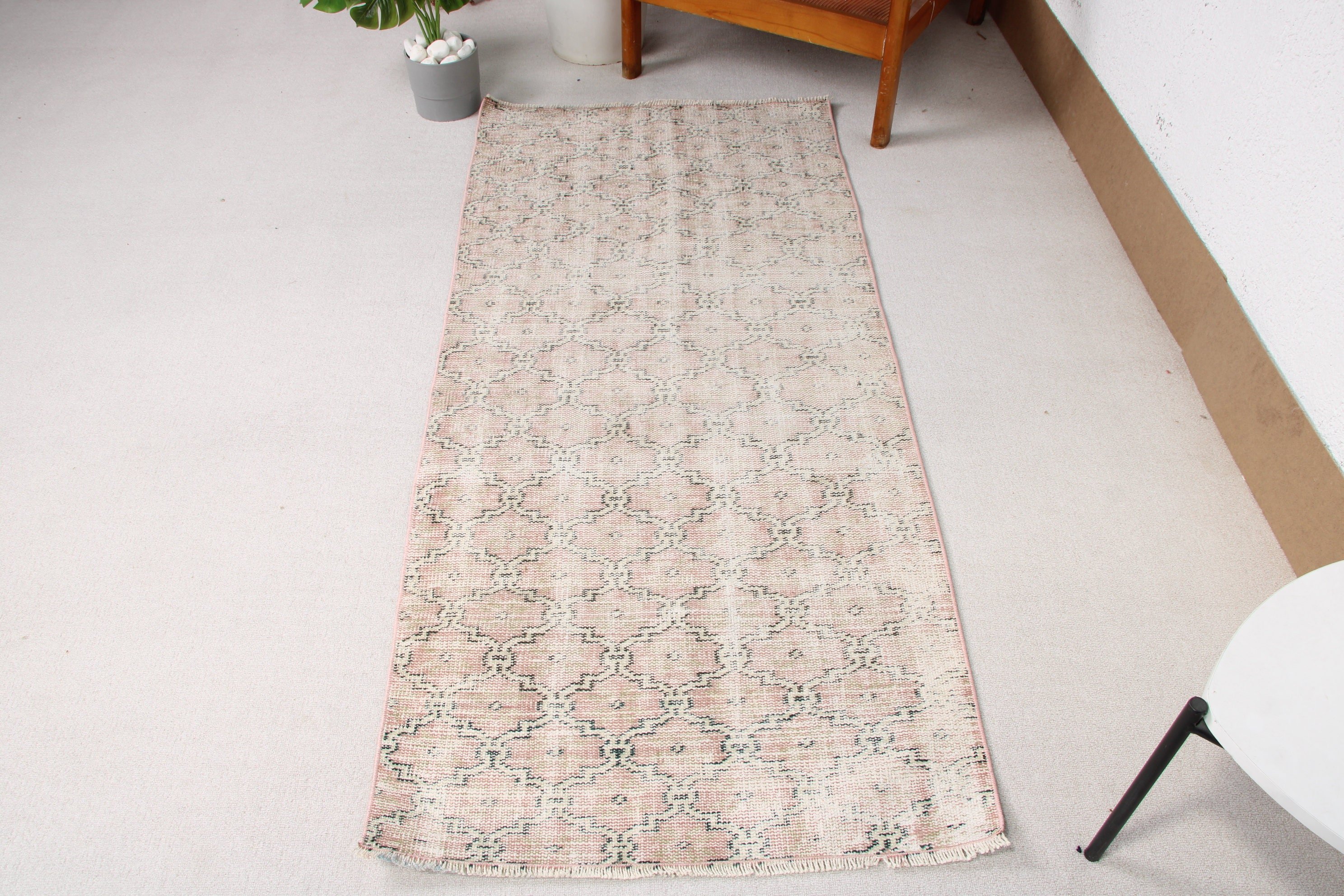 Accent için Halılar, 2,6x5,8 ft Aksan Halıları, Pembe Oryantal Halı, Vintage Halı, Anadolu Halıları, Düz Dokuma Halılar, Türk Halısı, Giriş Halısı, Lüks Halı