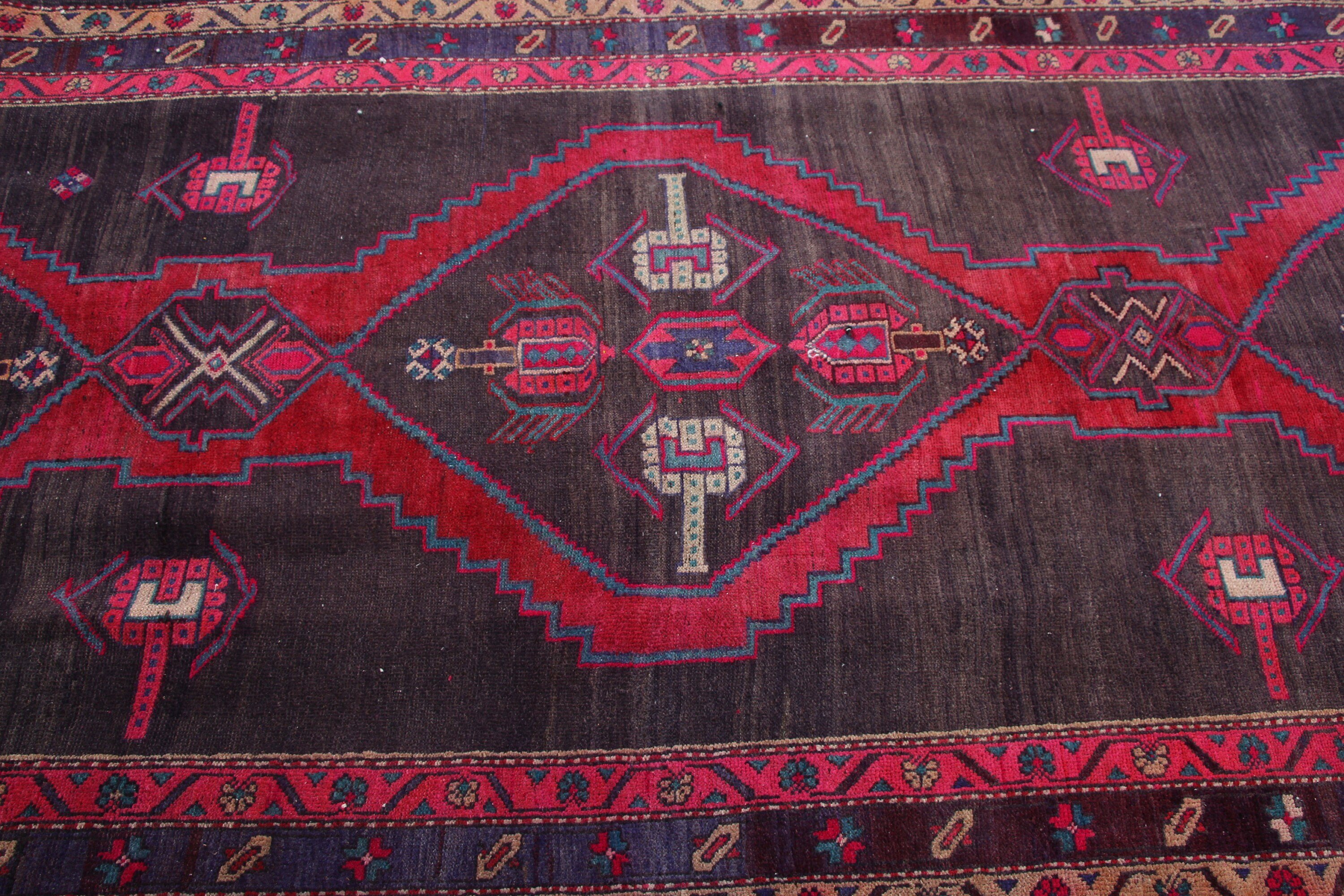 Türk Halıları, Vintage Halı, Soğuk Halı, Koridor Halısı, Mor Soğuk Halı, 4.3x12.5 ft Runner Halısı, Mutfak Halısı, Koridor Halıları, Anadolu Halıları