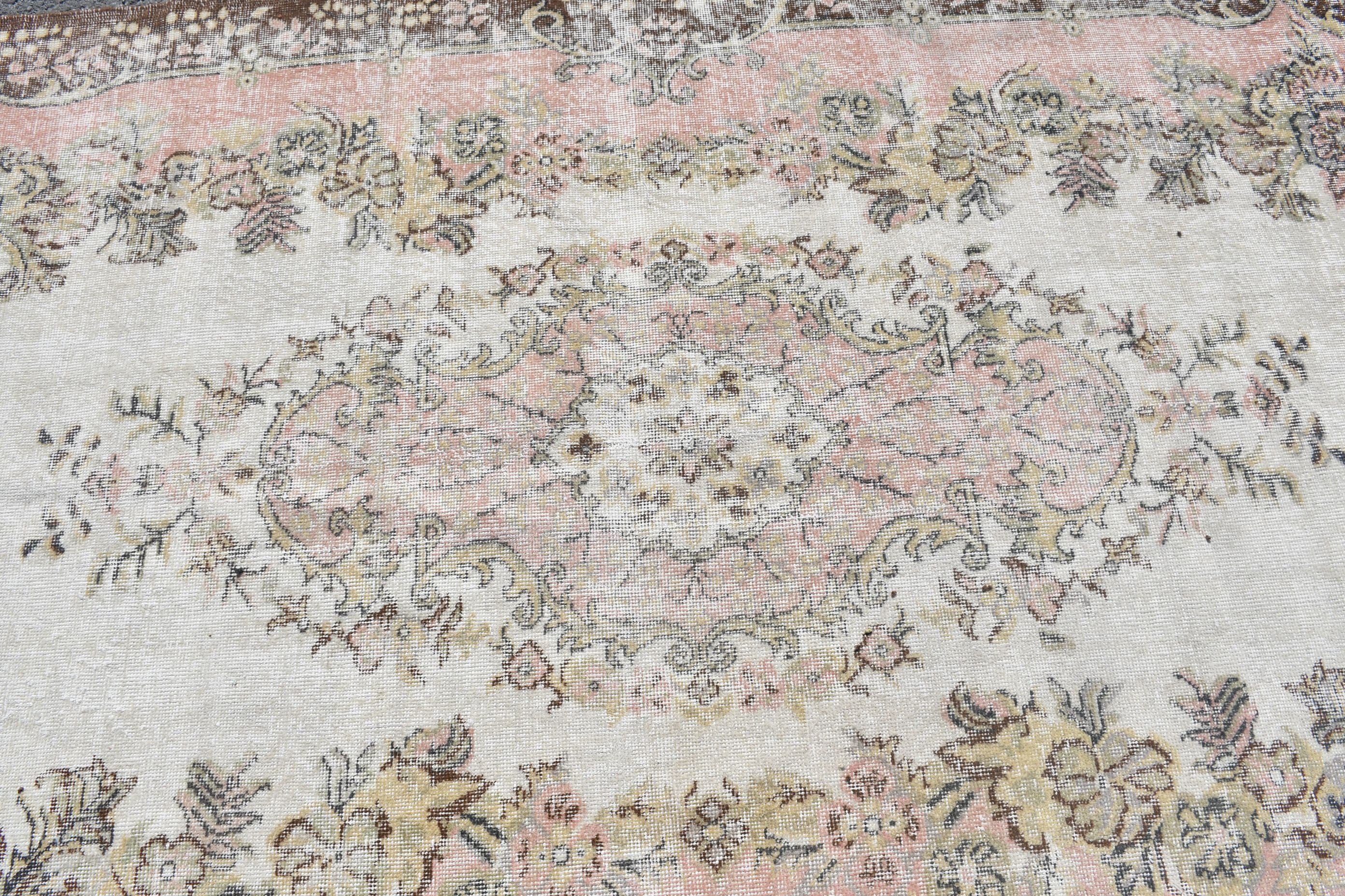 Outdoor Rug, Living Room Rugs, Art Rug, Rugs for Salon, Salon Rug, Turkish Rug, 5.3x9.3 ft Large Rug, Vintage Rug, Colorful Rug, Oushak Rug