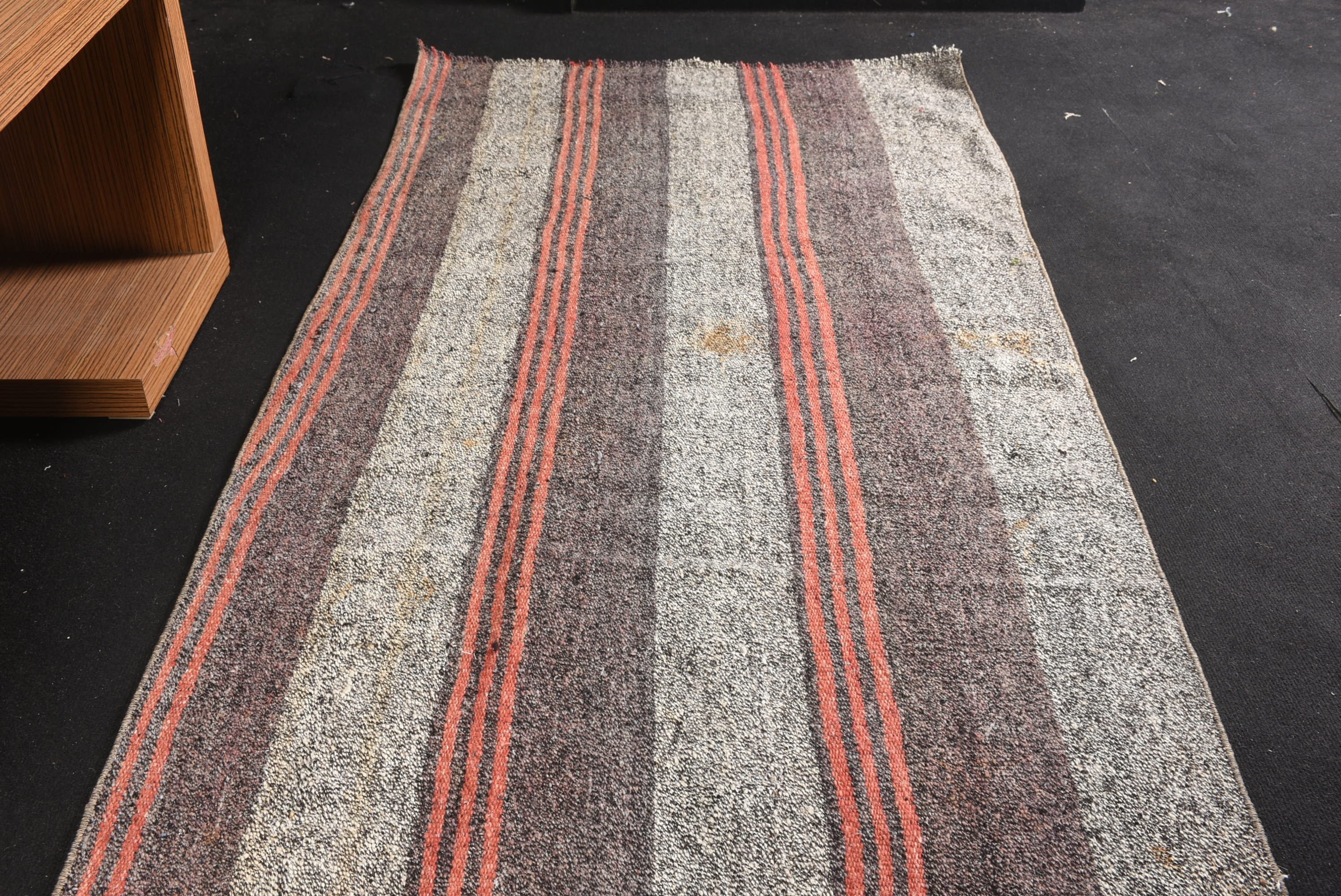 Anadolu Halısı, Vintage Halı, Koridor Halıları, Kırmızı Ev Dekorasyonu Halısı, Mutfak Halısı, 3.2x8.7 ft Yolluk Halısı, Kilim, Türk Halısı