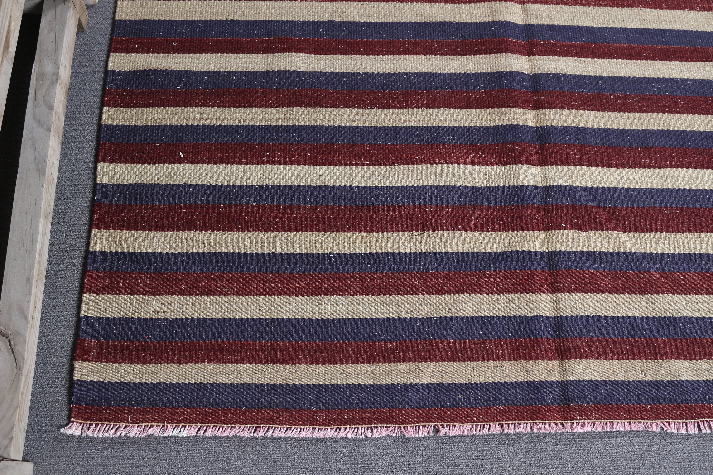 Yurt Halısı, Mutfak Halısı, Kilim, Oryantal Halı, Türk Halısı, Vintage Halı, 4,6x5,1 ft Accent Halılar, Mor Havalı Halılar, Yatak Odası Halısı