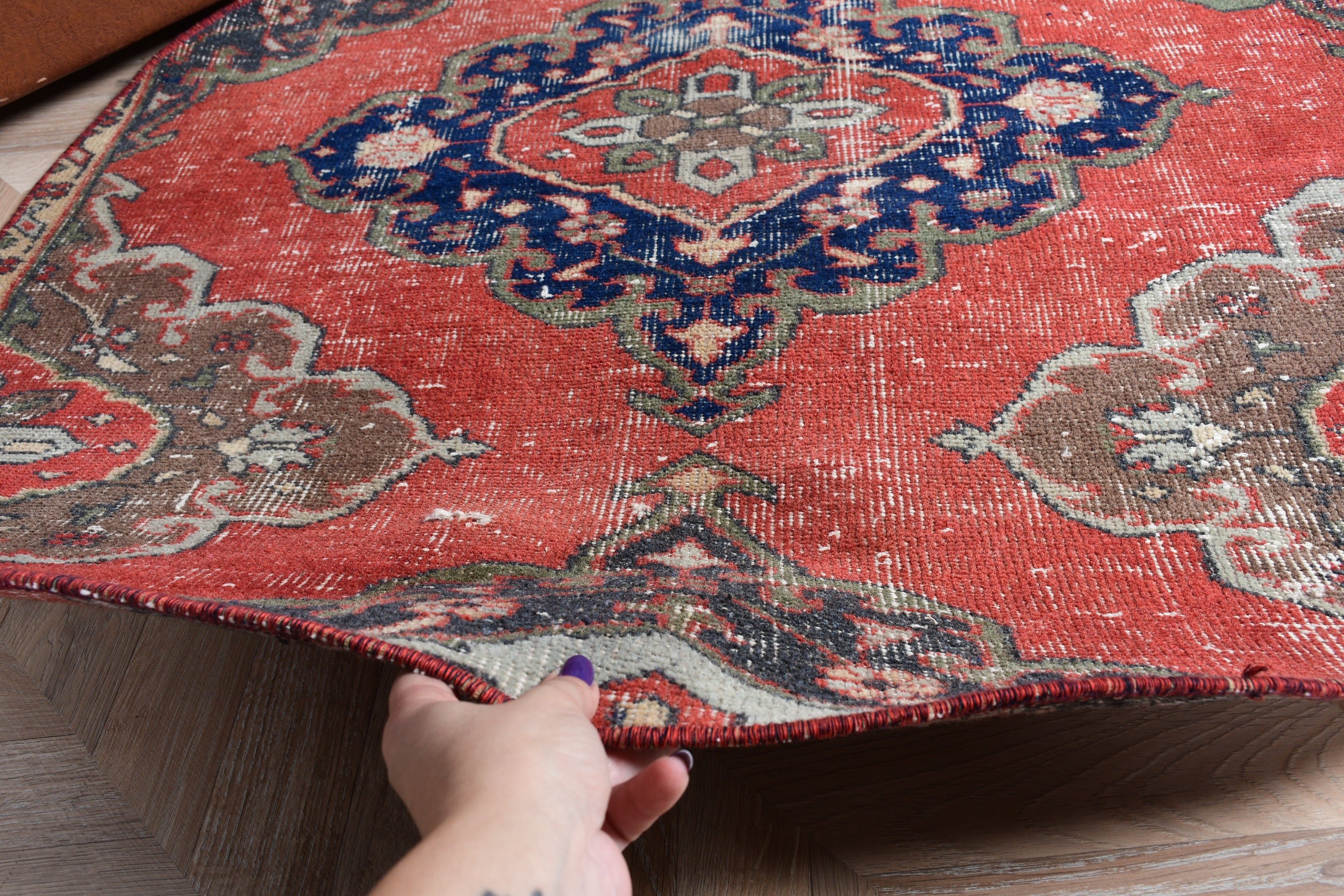 Kitchen Rug, 3.3x3.4 ft Small Rug, Car Mat Rug, Rugs for Bedroom, Red Oriental Rug, Turkish Rugs, Nursery Rugs, Oriental Rugs, Vintage Rug