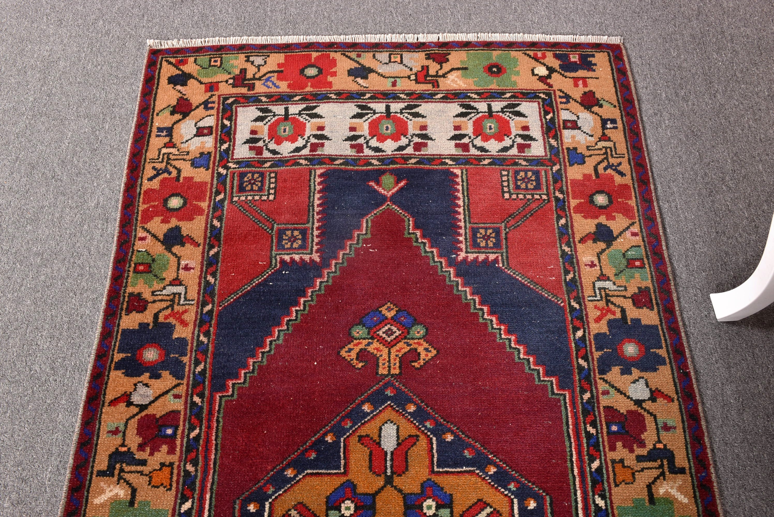 3.1x6.5 ft Accent Halı, Mor Boho Halılar, Vintage Halılar, Vintage Dekor Halılar, Çocuk Odası Halıları, Türk Halısı, Çocuk Odası Halıları, Havalı Halı, Yer Halısı