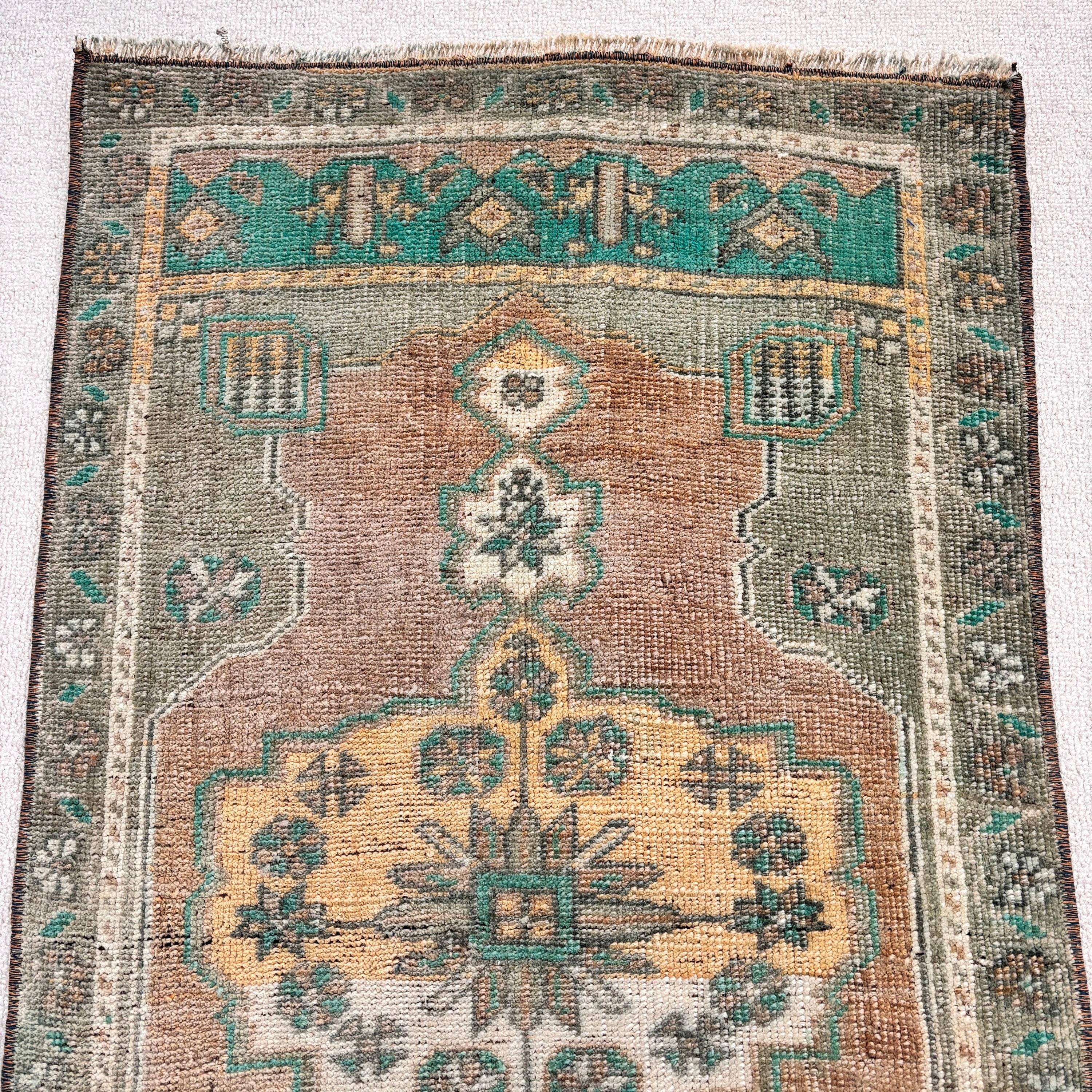 Giriş Halıları, Çocuk Odası Halıları, Küçük Alan Halısı, Kahverengi Boho Halıları, Yatak Odası Halısı, Türk Halıları, Modern Halılar, Vintage Halı, 1,8x3,2 ft Küçük Halı