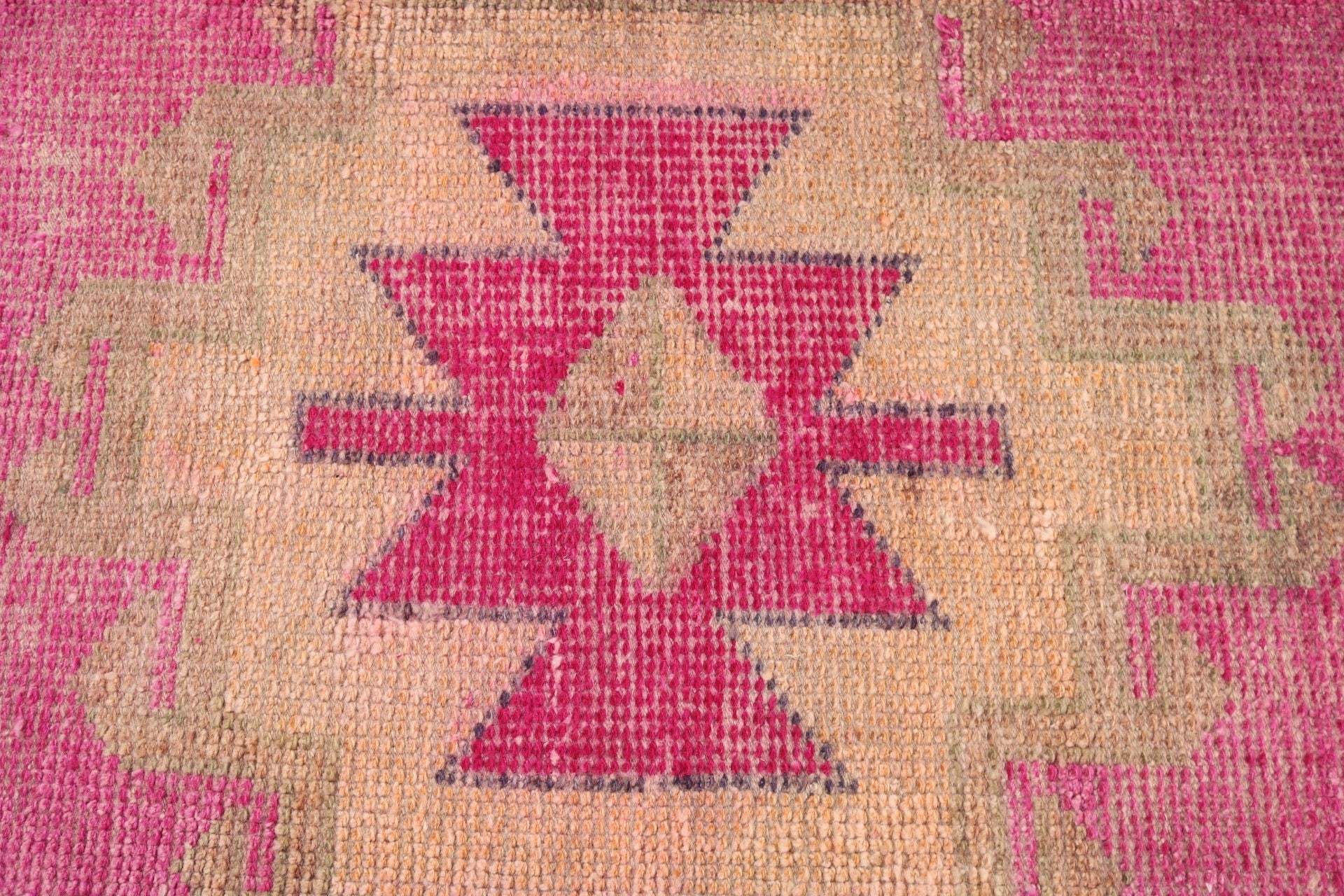 Ethnic Rug, Stair Rugs, Neutral Rugs, Vintage Rugs, Kitchen Rugs, Turkish Rug, Pink Handwoven Rugs, Statement Rug, 2.9x9.8 ft Runner Rugs