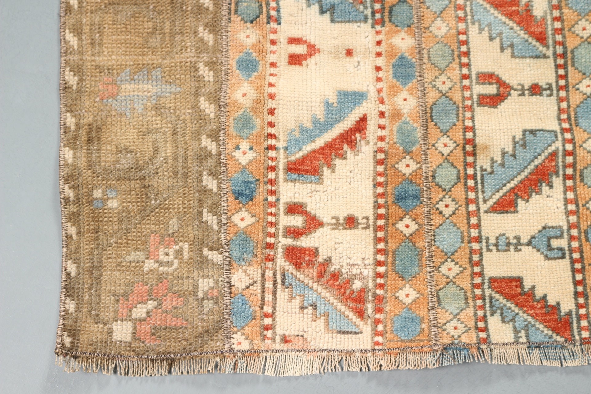 Turkish Rugs, 2.6x3.9 ft Small Rug, Moroccan Rugs, Floor Rug, Beige Antique Rugs, Nursery Rug, Rugs for Entry, Vintage Rugs, Entry Rugs