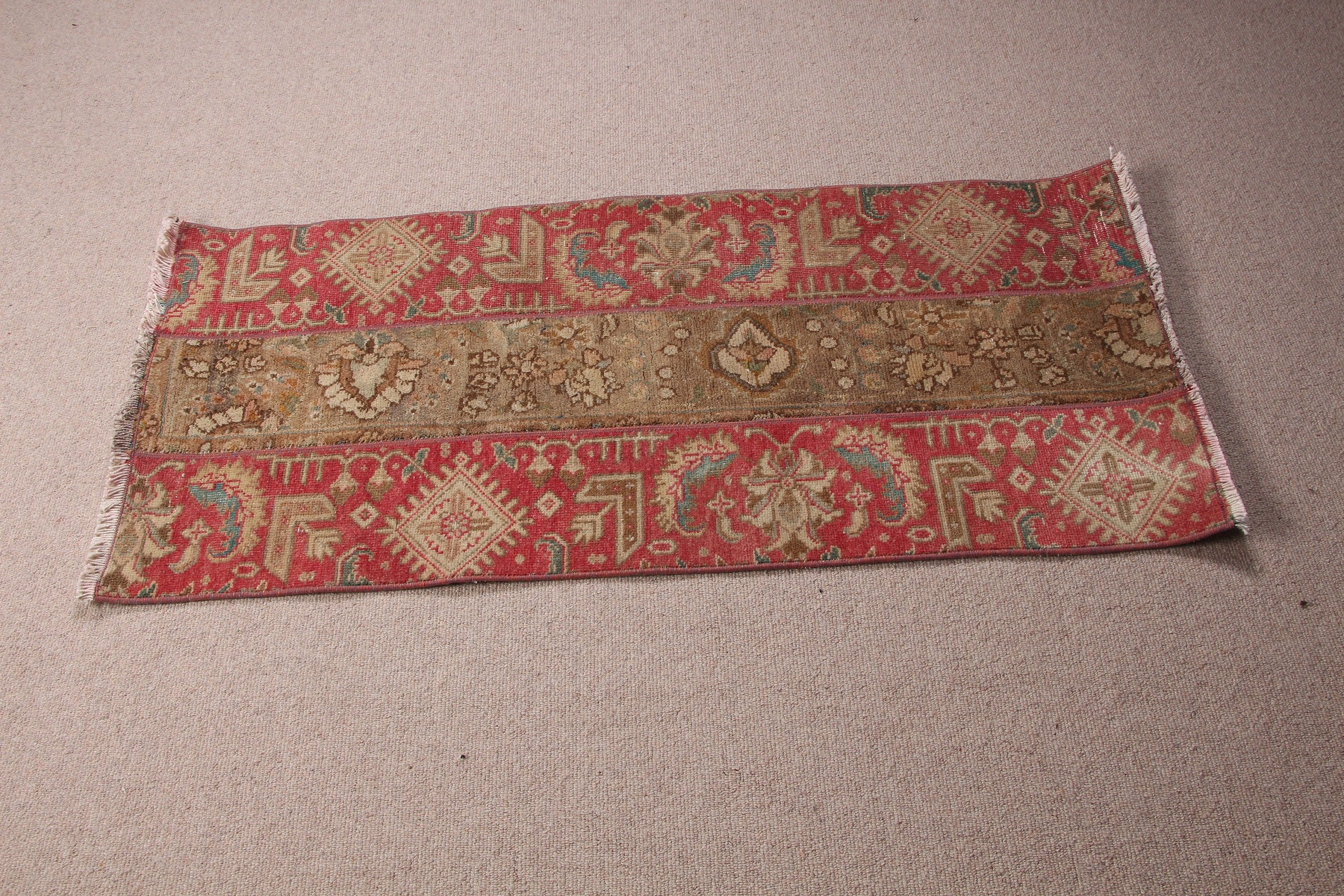 2x4.4 ft Küçük Halılar, Duvara Asılı Halılar, Vintage Halı, Anadolu Halısı, Mutfak Halısı, Pembe Yer Halısı, Retro Halı, Banyo Halıları, Türk Halısı