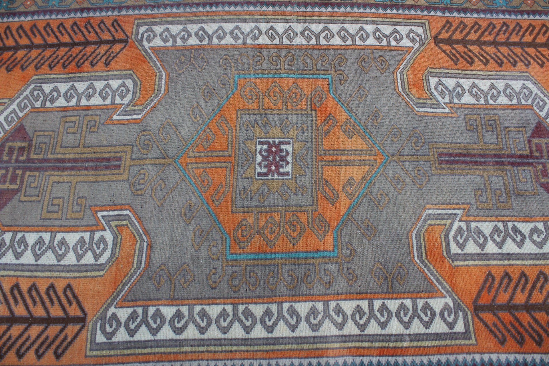 Boho Halılar, Oturma Odası Halıları, Yatak Odası Halısı, Yeşil Mutfak Halıları, Türk Halısı, Antika Halı, Vintage Halı, 4,8x7,3 ft Alan Halısı