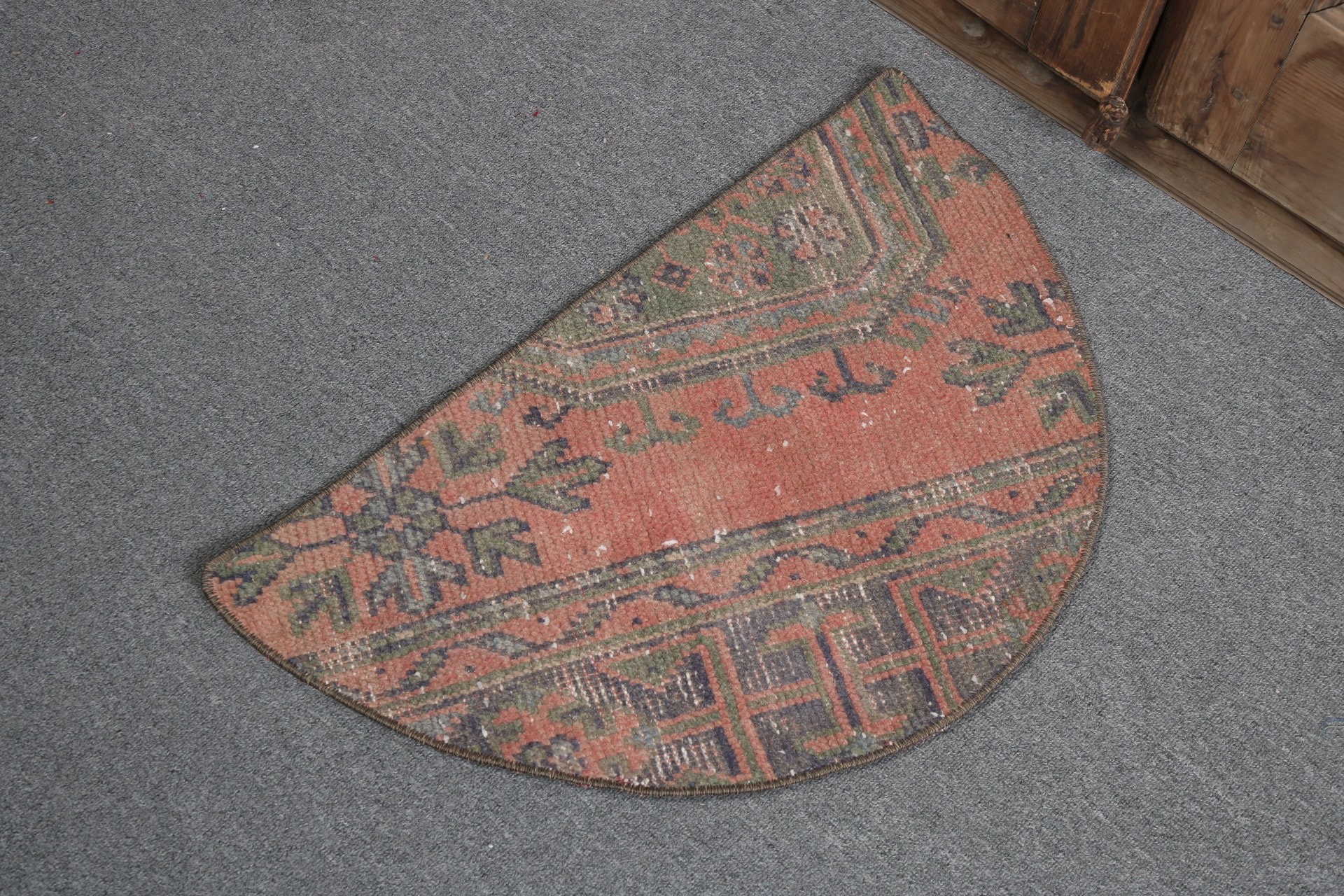 Küçük Boho Halılar, El Dokuma Halılar, Duvara Asılı Halılar, Vintage Halılar, Kırmızı Fas Halıları, Türk Halıları, 2,5x1,5 ft Küçük Halılar