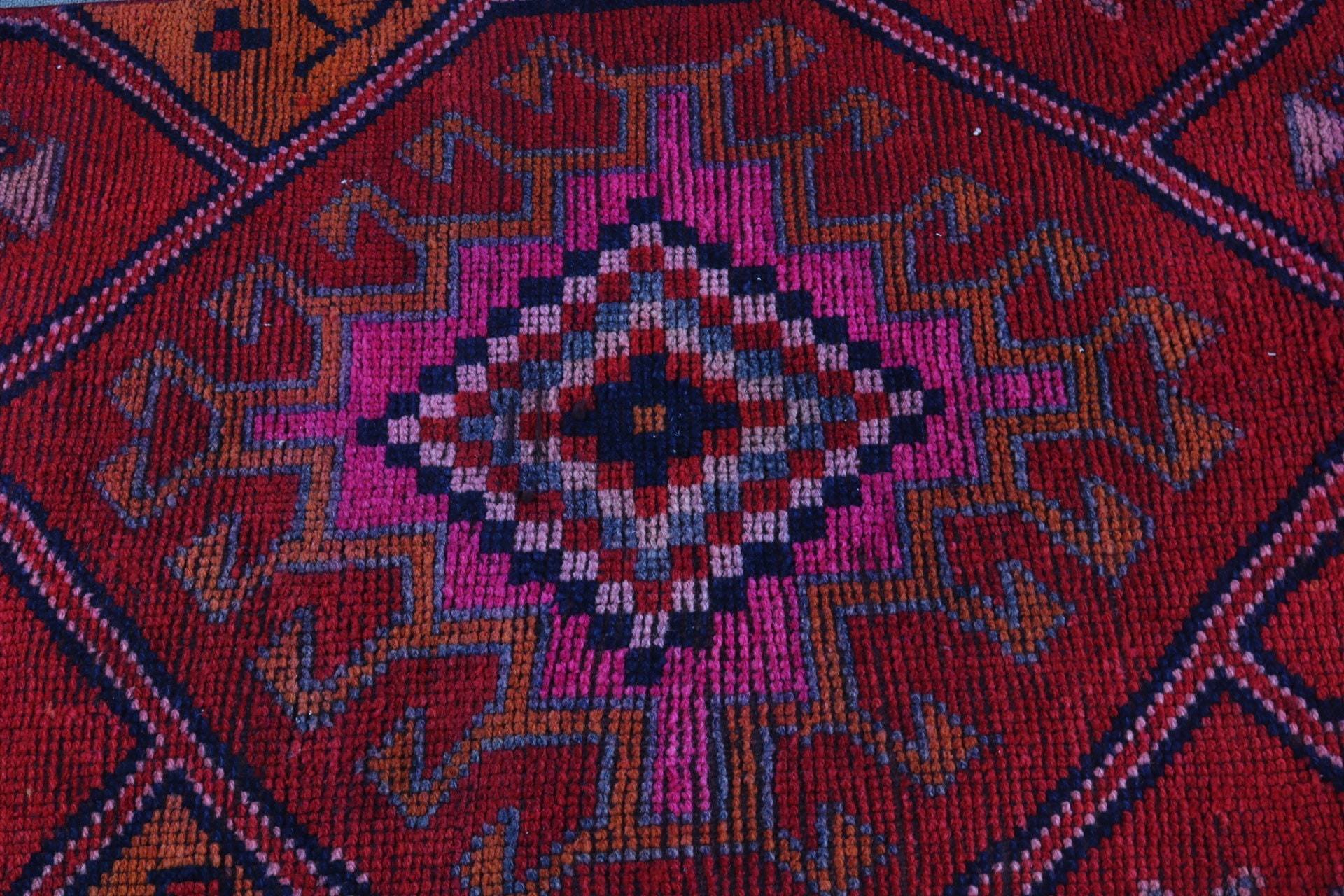 Vintage Halılar, Ev Dekorasyonu Halıları, Modern Halı, Kırmızı Nötr Halılar, Türk Halısı, 2.6x10.1 ft Runner Halıları, Koridor Halısı, Merdiven Halıları, Geometrik Halılar