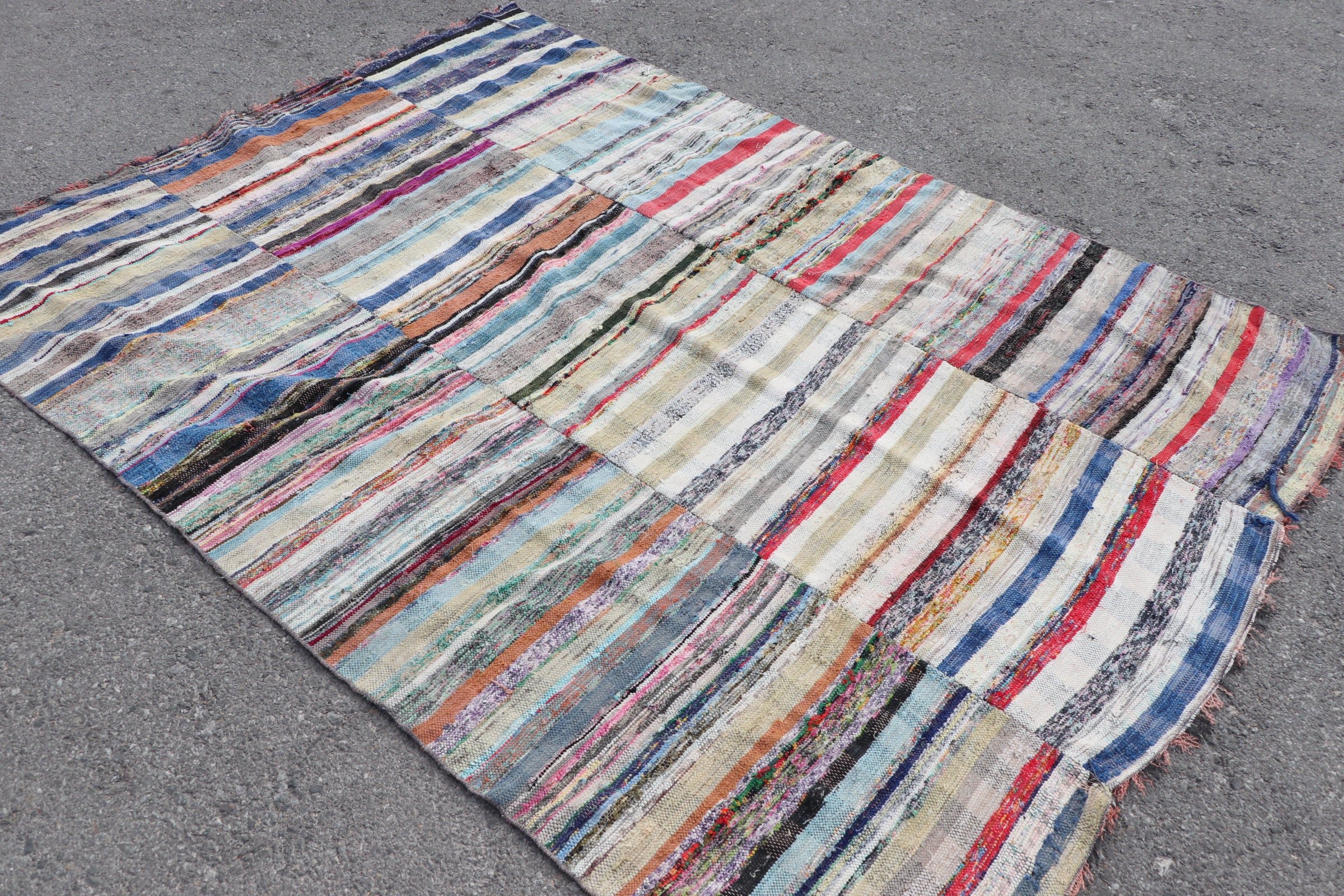 Kahverengi 3.6x12.8 ft Runner Halı, Yatak Odası Halıları, Koridor Halıları, Merdiven Halısı, Anadolu Halısı, Vintage Halılar, Türk Halısı, Kilim