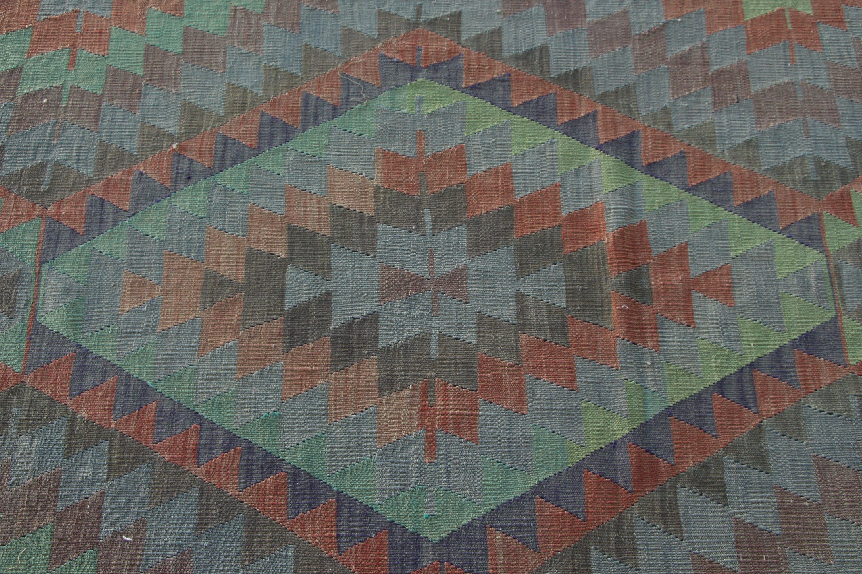 Mutfak Halıları, Kilim, 3.1x11.1 ft Yolluk Halı, Türk Halıları, Vintage Halı, Gökkuşağı Oryantal Halıları, Anadolu Halıları, Merdiven Halıları, Yün Halılar