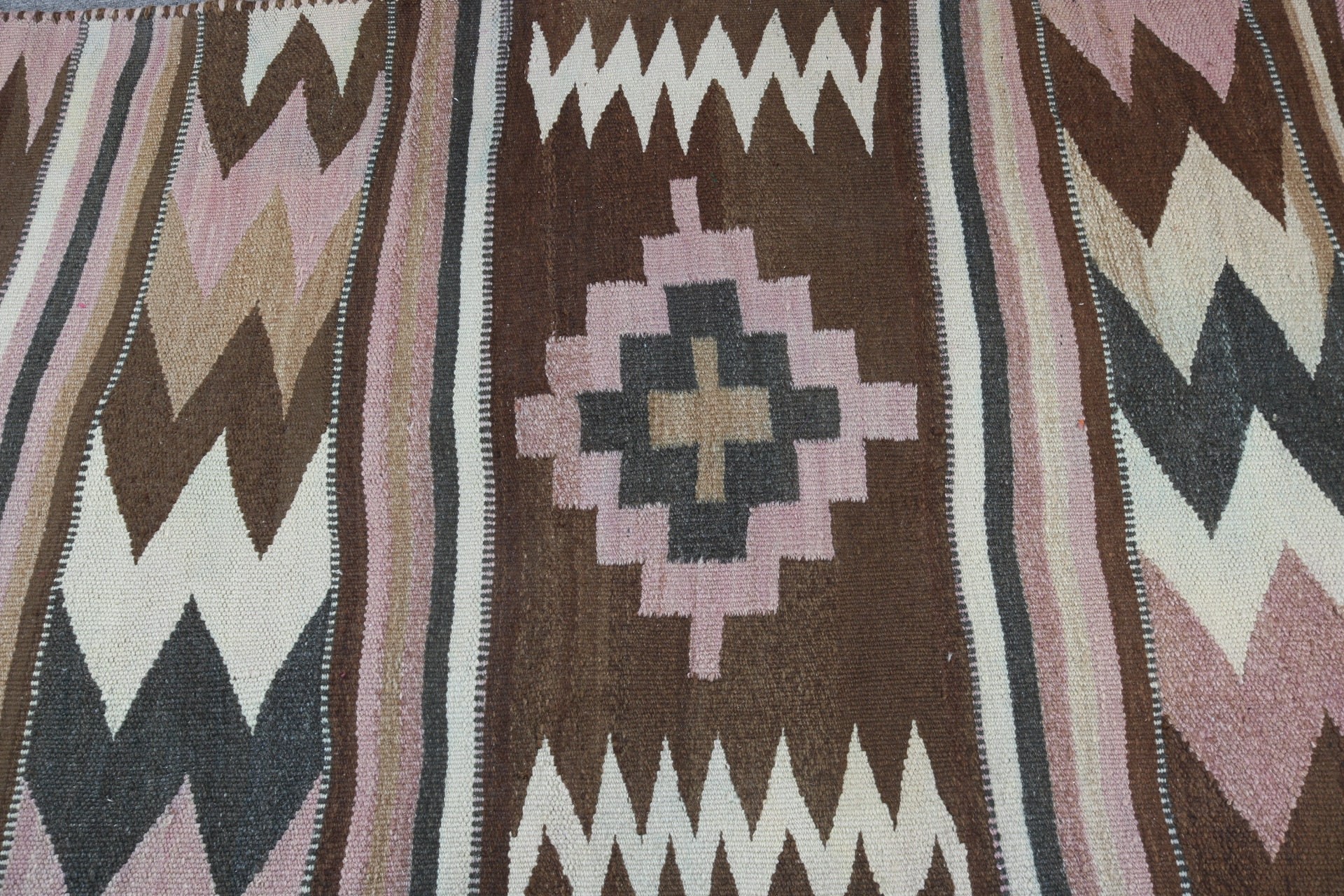 Uzun Yolluk Halıları, 3.2x9.8 ft Yolluk Halısı, Kilim, Ev Dekorasyonu Halısı, Koridor Halısı, Modern Halı, Kahverengi Nötr Halı, Vintage Halılar, Türk Halıları