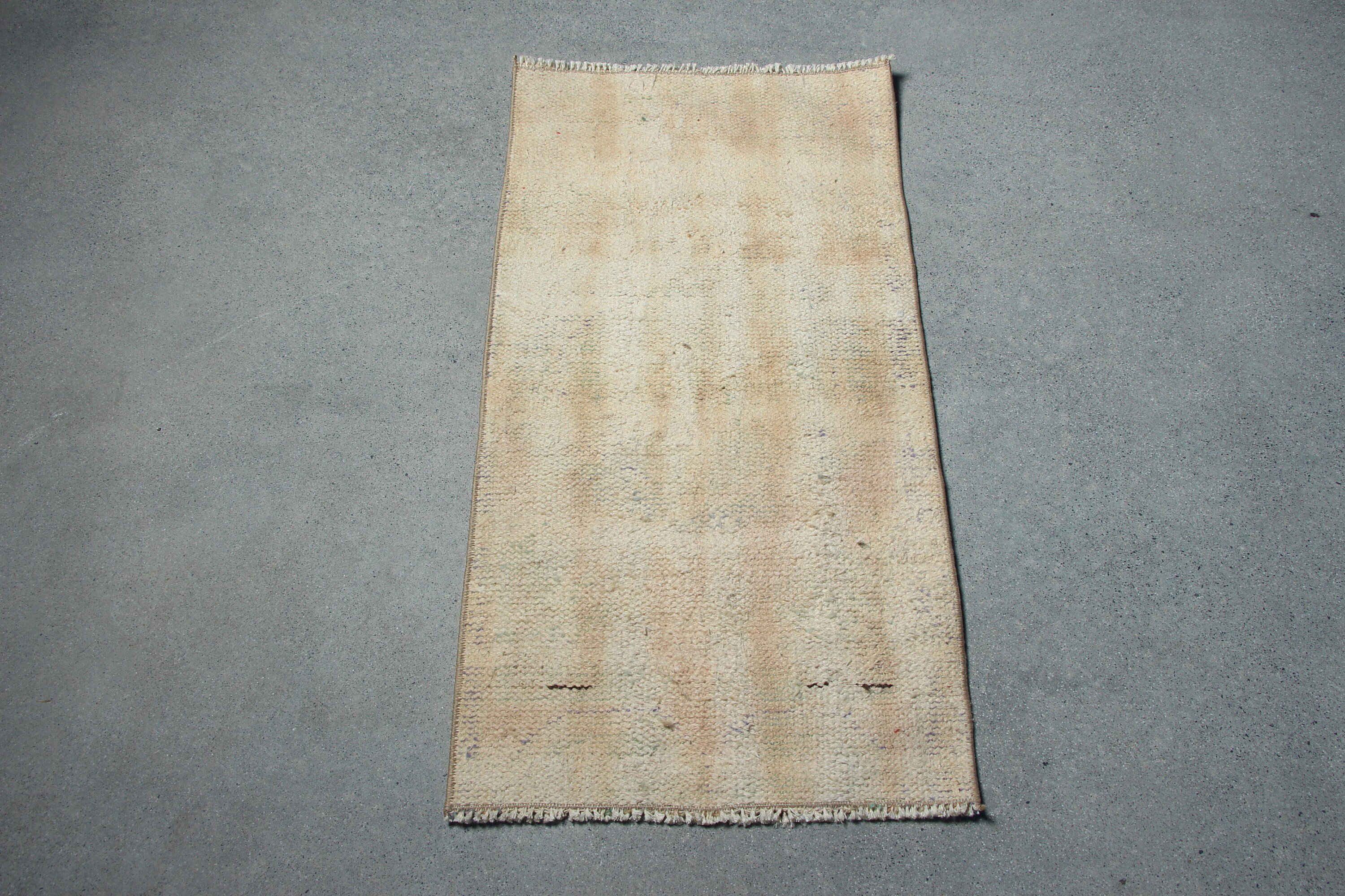 Vintage Rug, Pastel Rugs, Floor Rugs, 1.6x3.2 ft Small Rug, Moroccan Rugs, Wall Hanging Rugs, Brown Wool Rug, Turkish Rug, Bedroom Rug
