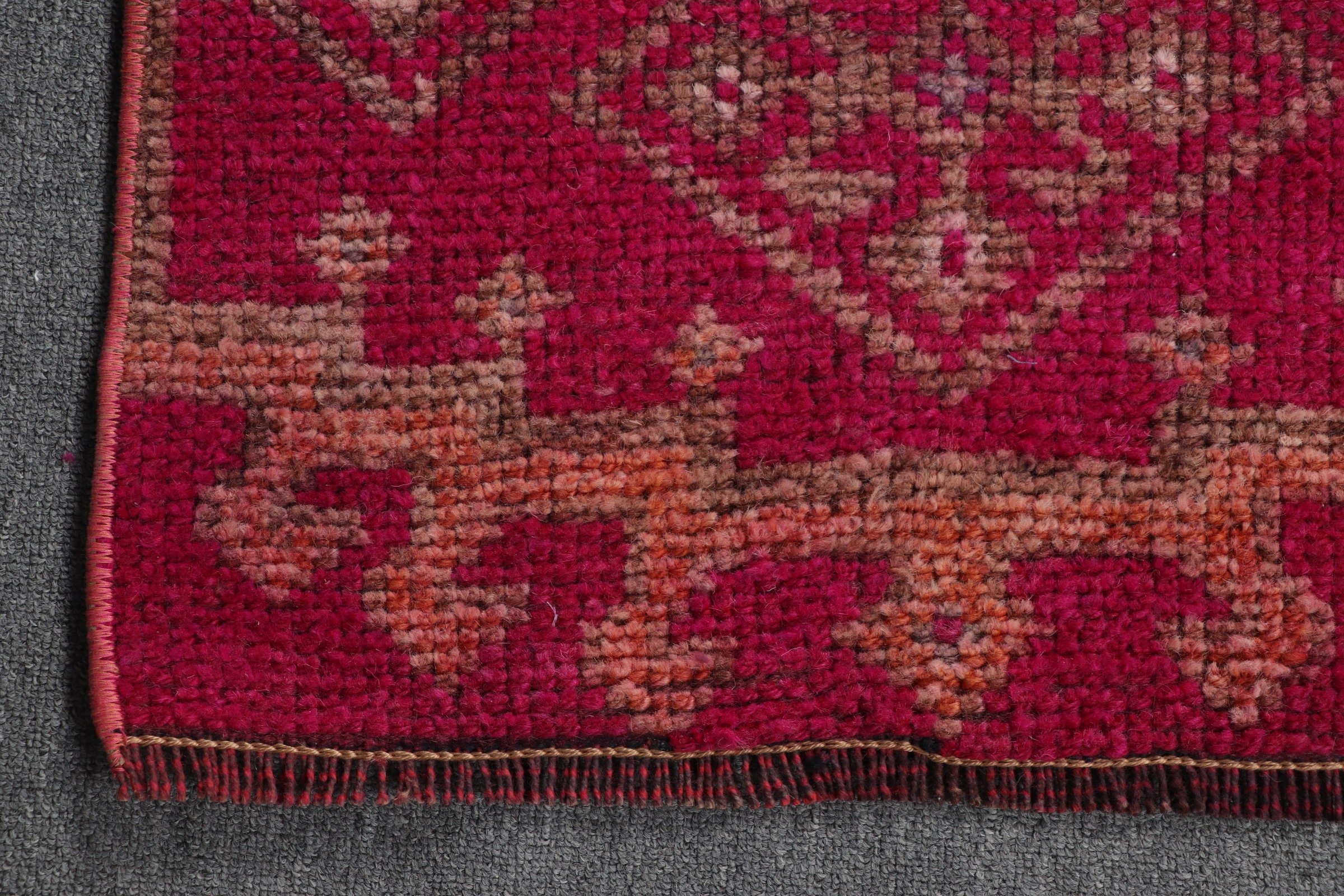 Antique Rug, Hallway Rugs, Moroccan Rug, Pink Home Decor Rug, Vintage Rugs, 1.8x8 ft Runner Rug, Custom Rug, Rugs for Kitchen, Turkish Rugs