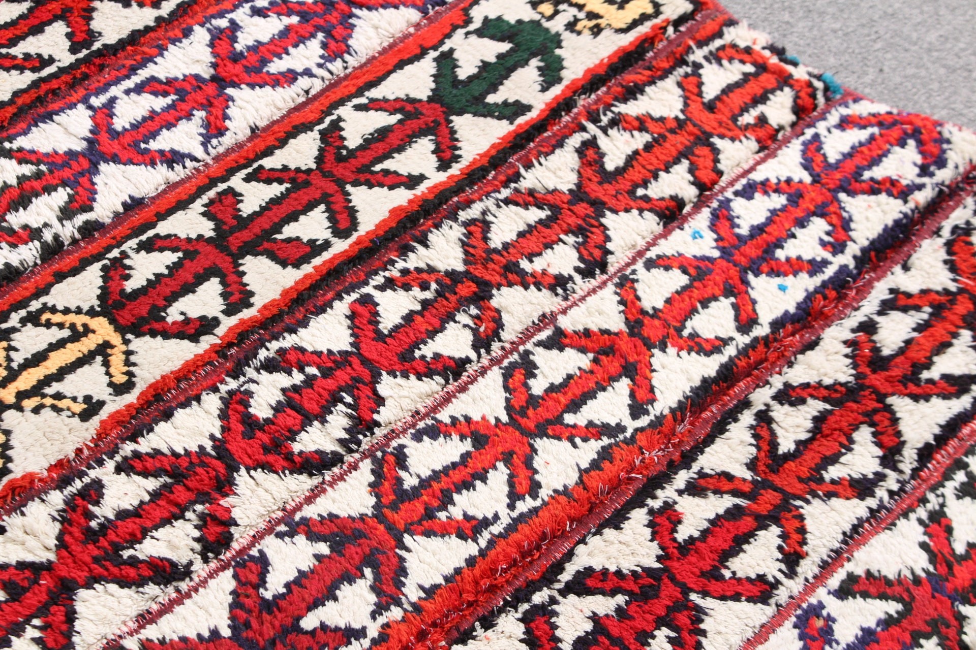 Floor Rugs, Vintage Decor Rug, Turkish Rugs, Kitchen Rug, Red Bedroom Rugs, Vintage Rug, Door Mat Rug, 2.5x3.1 ft Small Rugs