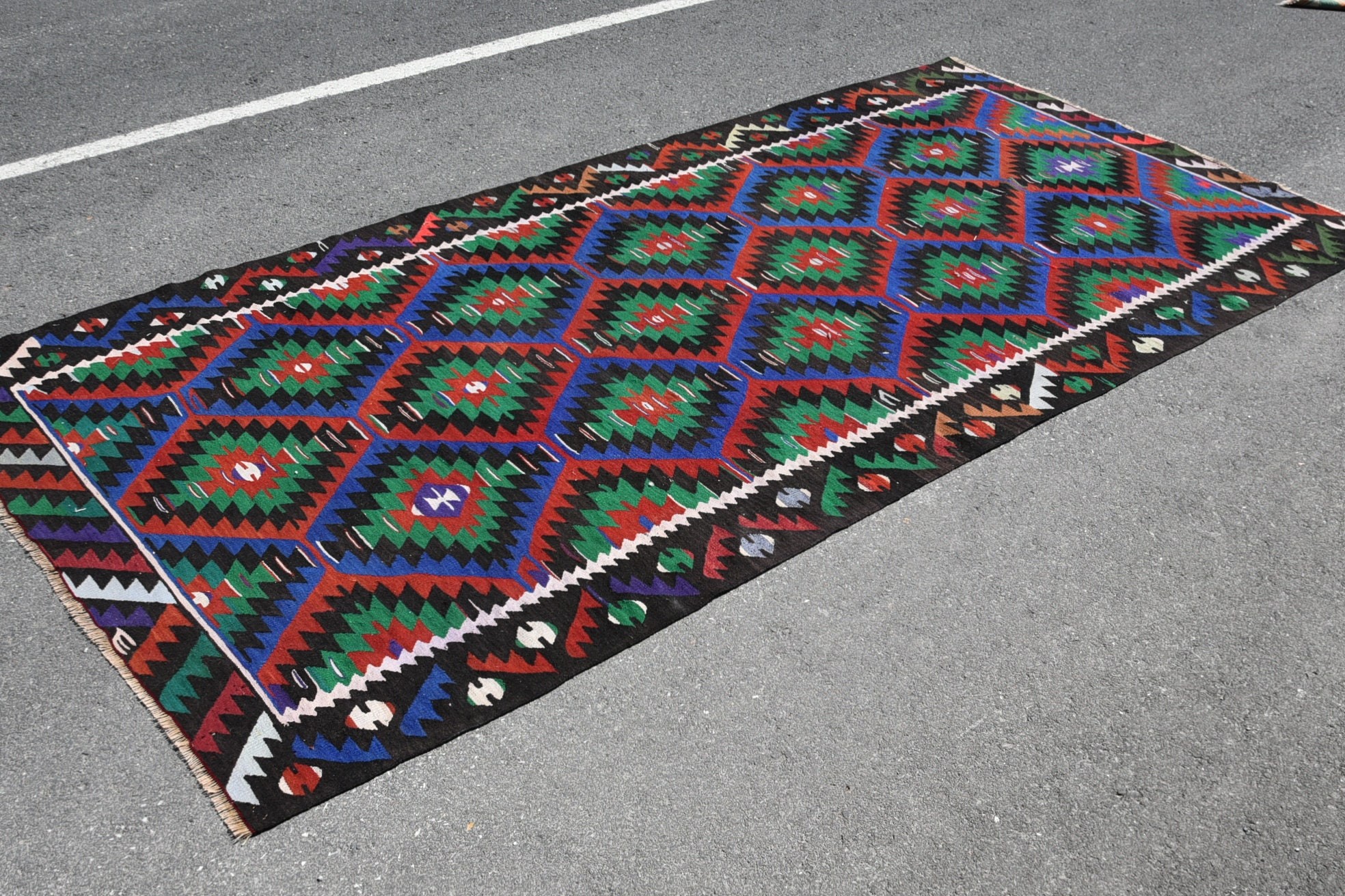 Oturma Odası Halıları, Soğuk Halı, 5.4x10.9 ft Büyük Halılar, Yün Halı, Yemek Odası Halısı, Kilim, Türk Halısı, Vintage Halı, Oturma Odası Halısı