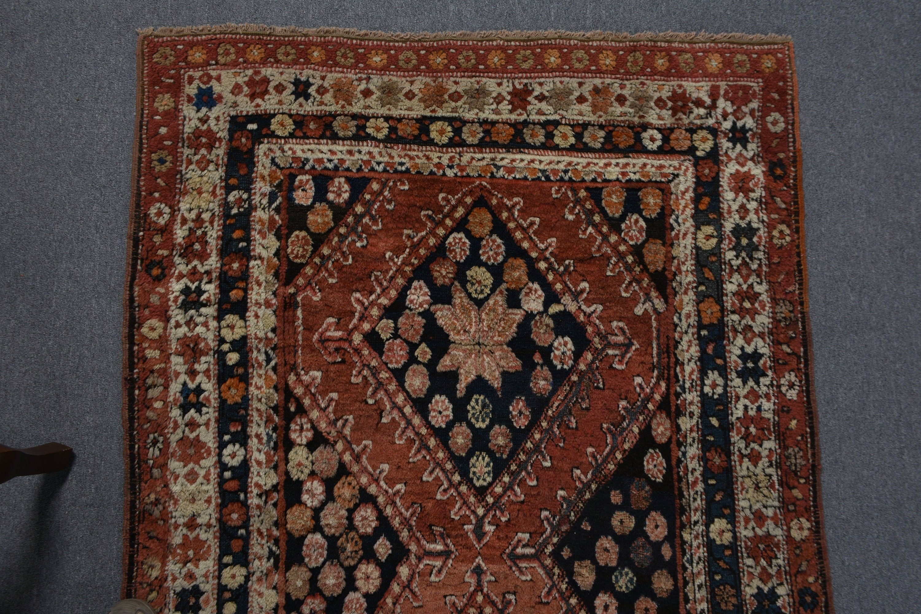 Koridor Halısı, Vintage Halı, Antika Halı, Yatak Odası Halısı, 4.2x13.4 ft Runner Halısı, Türk Halısı, Mutfak Halısı, Koridor Halıları, Kırmızı Fas Halıları