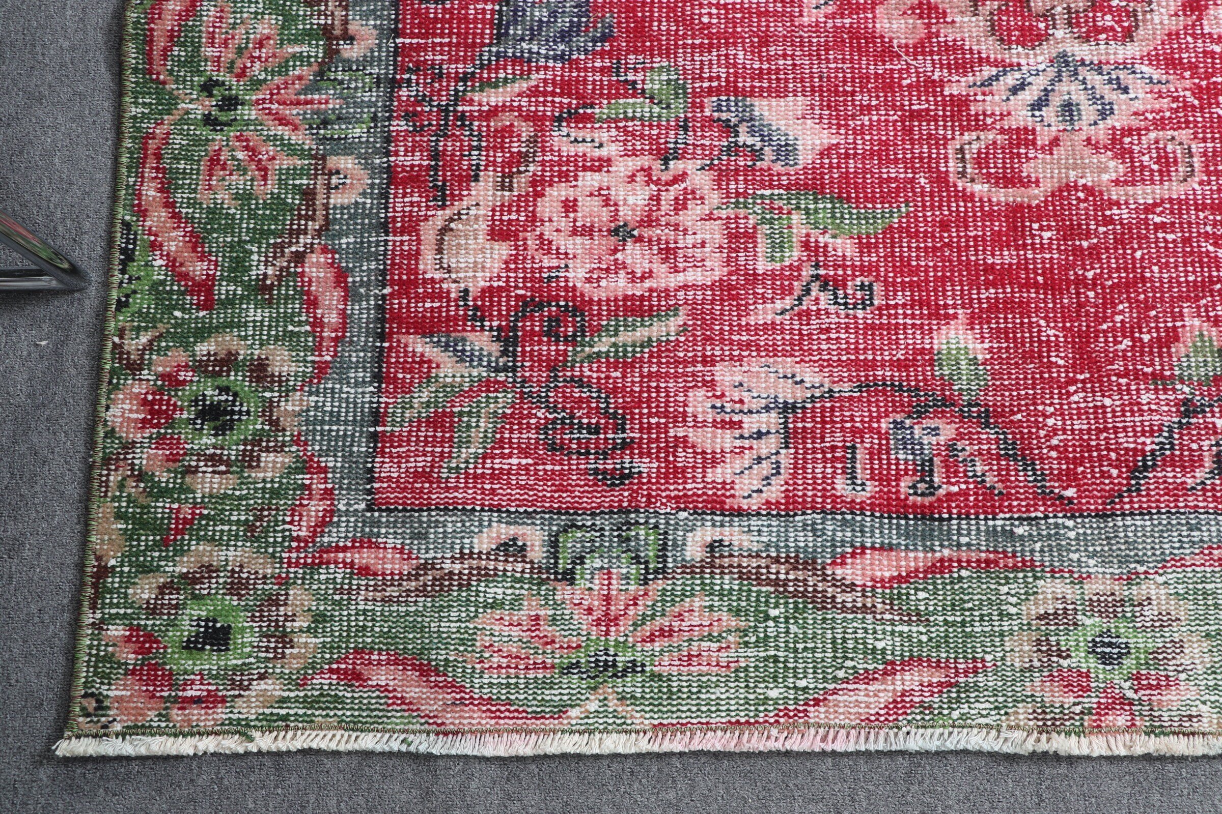 Living Room Rug, Vintage Rugs, Bedroom Rug, Pink Cool Rugs, 4.9x8.2 ft Large Rug, Turkish Rugs, Home Decor Rugs, Rugs for Dining Room