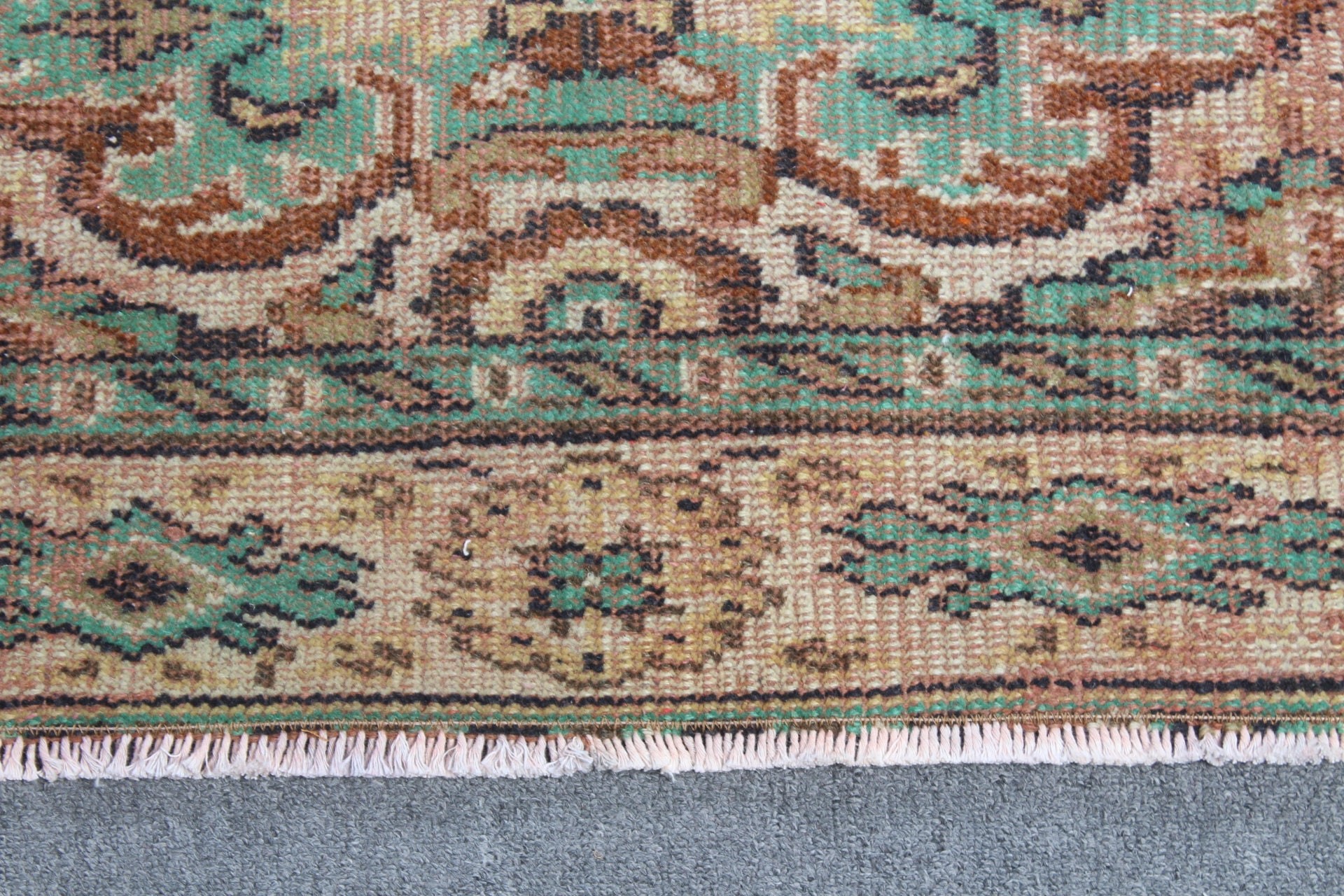 Vintage Rug, Home Decor Rug, Turkish Rug, Boho Rugs, 5.6x9.4 ft Large Rugs, Brown Home Decor Rug, Living Room Rugs, Salon Rug