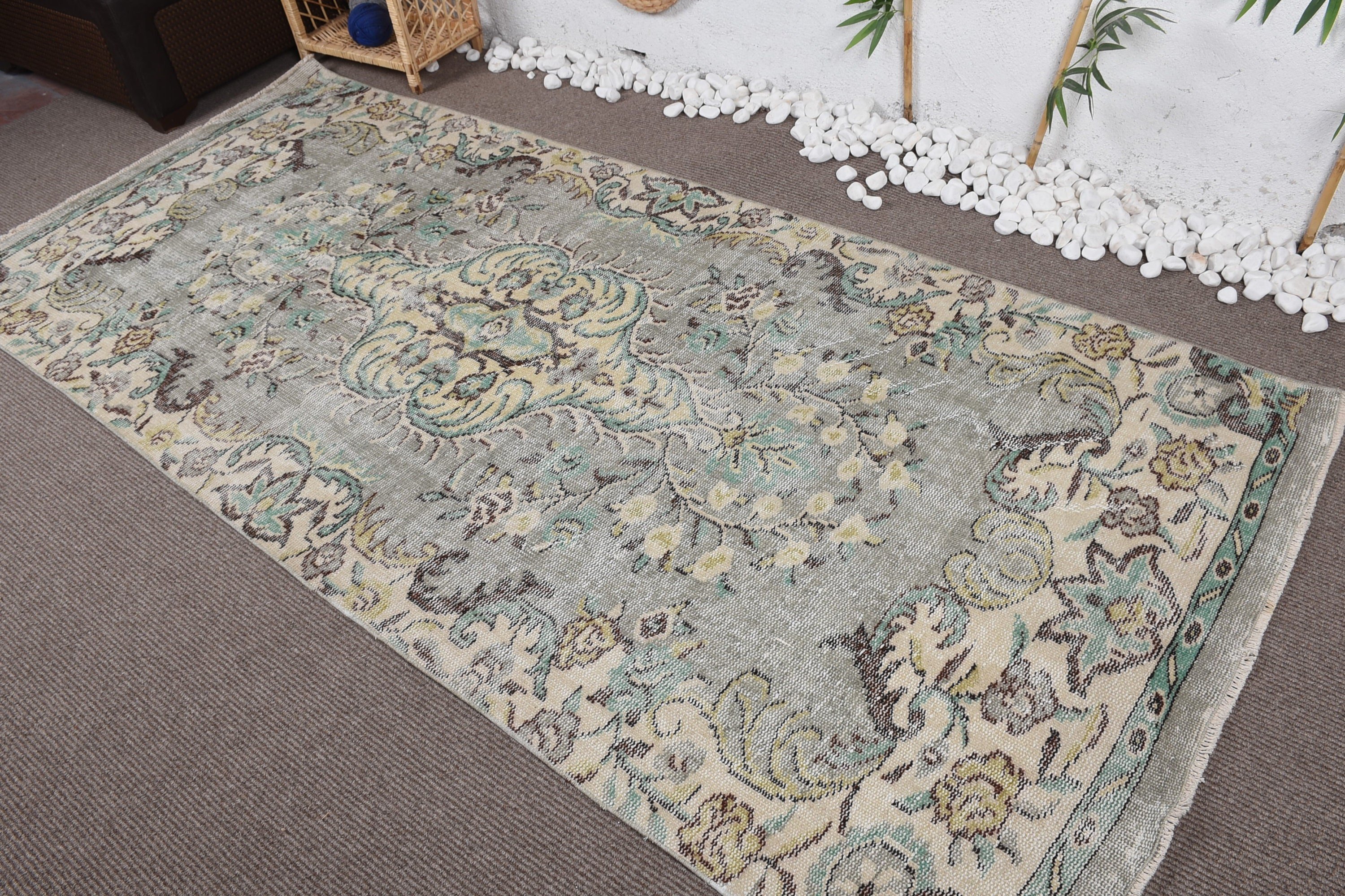 Living Room Rug, Vintage Decor Rugs, Rugs for Living Room, Vintage Rug, Moroccan Rug, 4.2x9.2 ft Area Rug, Turkish Rug, Home Decor Rugs