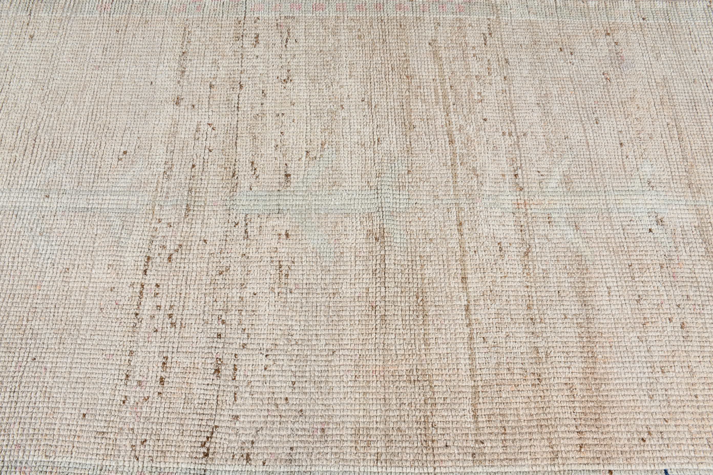 Koridor Halısı, Oryantal Halı, Anadolu Halıları, Bej Fas Halıları, Türk Halıları, Vintage Halılar, 3.5x10.4 ft Runner Halısı, Koridor Halıları