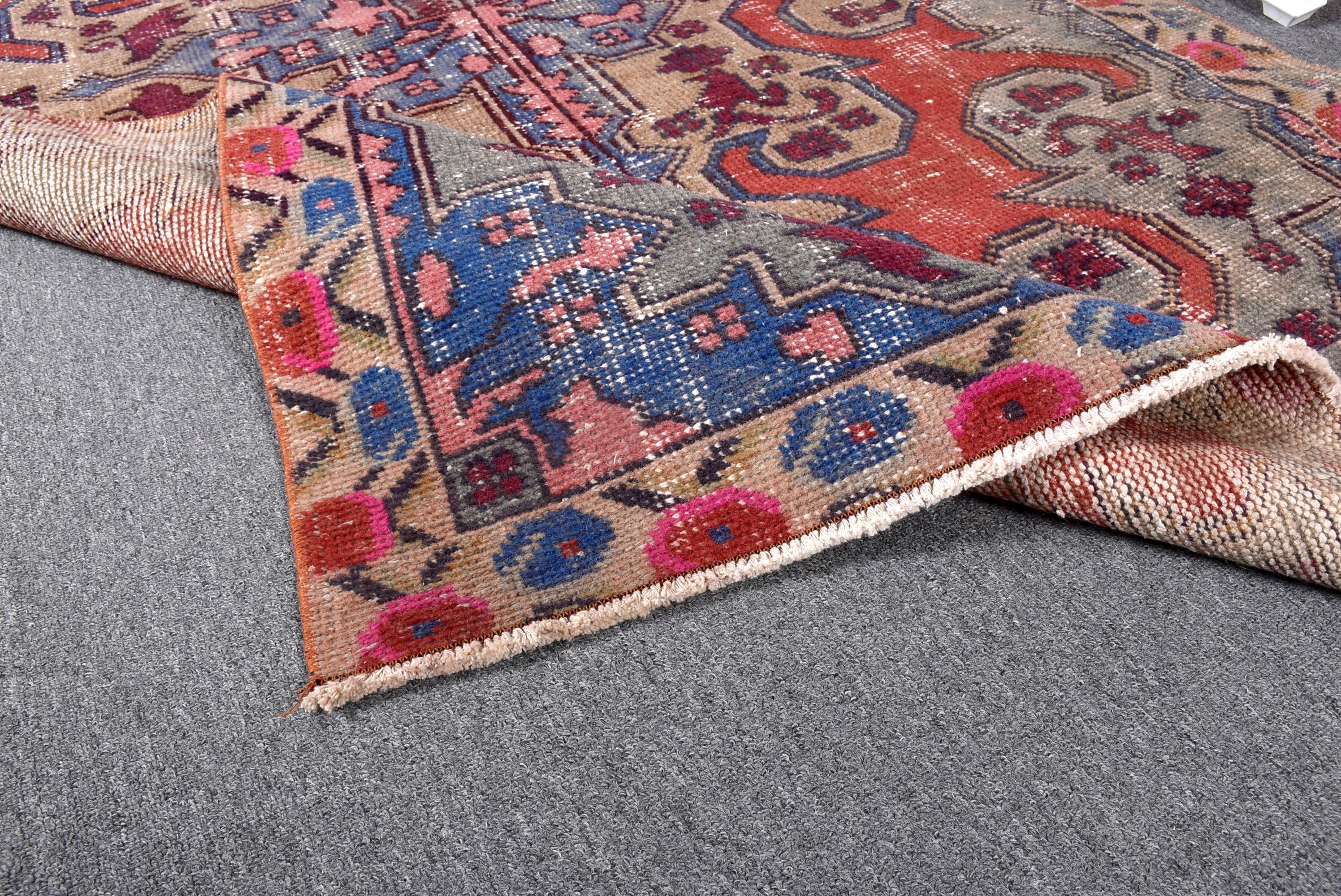 Rugs for Dining Room, Flatweave Rug, Red Cool Rugs, Indoor Rug, Nursery Rug, Floor Rugs, 4.2x6.9 ft Area Rugs, Vintage Rugs, Turkish Rugs