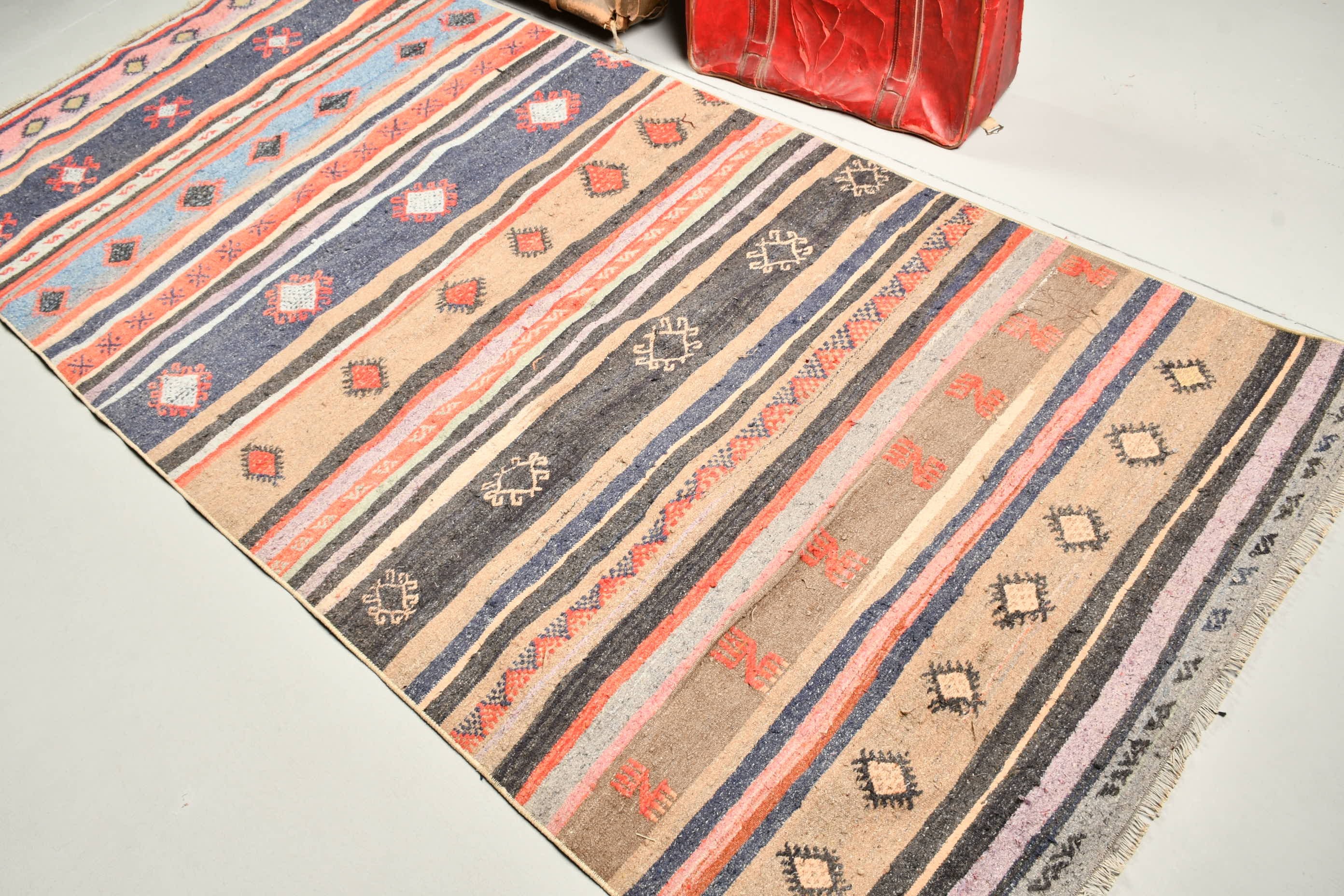 Yemek odası Kilim, Yeşil Renkli Kilim, Antre Kilim, Anadolu Kilim, 125x281 cm Oturma odası Kilim, Ev Kilim, Yatak odası Kilim, Türk Kilim