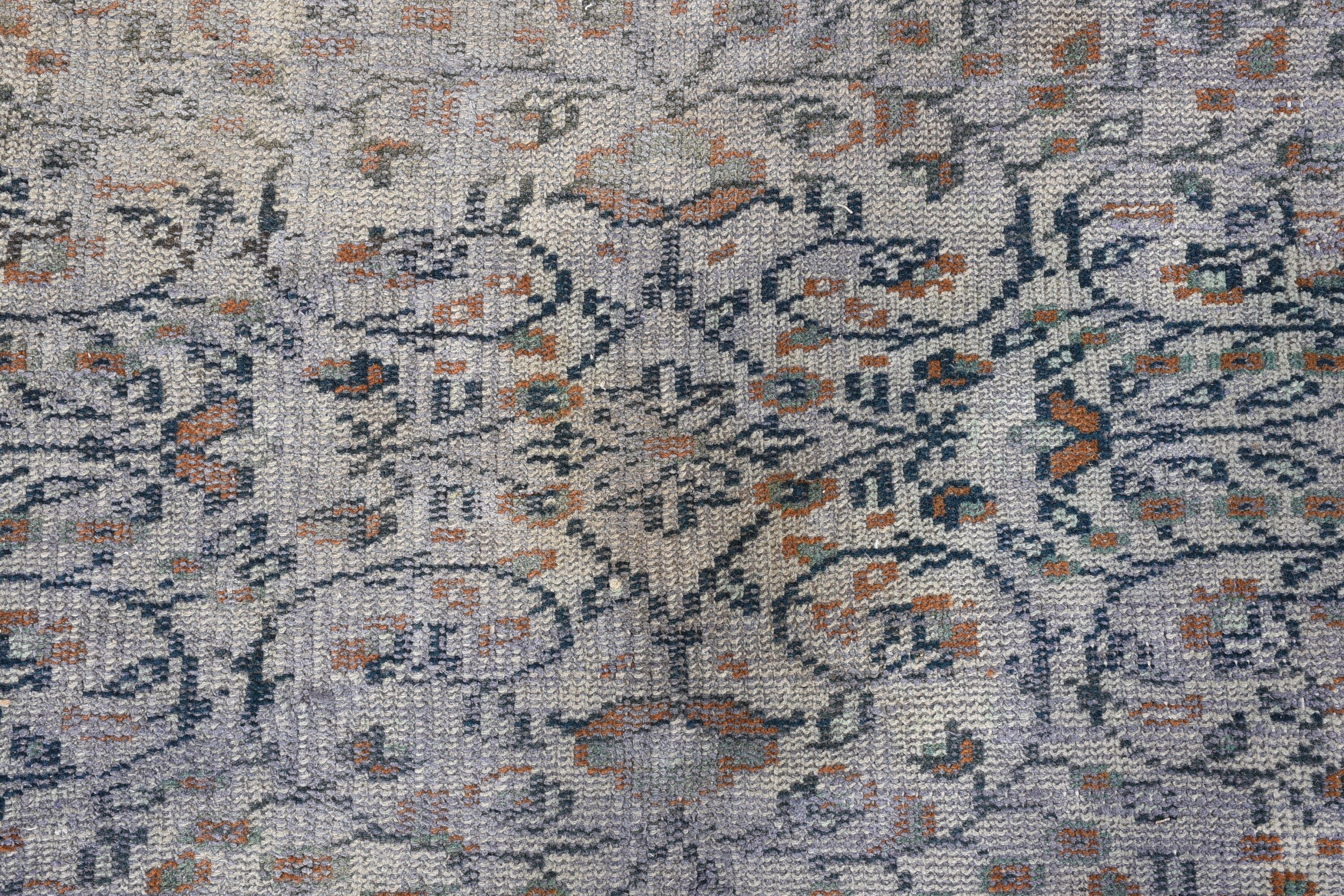 Mor Yatak Odası Halısı, Kapı Paspası Halıları, Yün Halı, Araba Paspası Halıları, 1.7x2.6 ft Küçük Halı, Vintage Halı, Banyo Halıları, Türk Halısı, Oushak Halıları