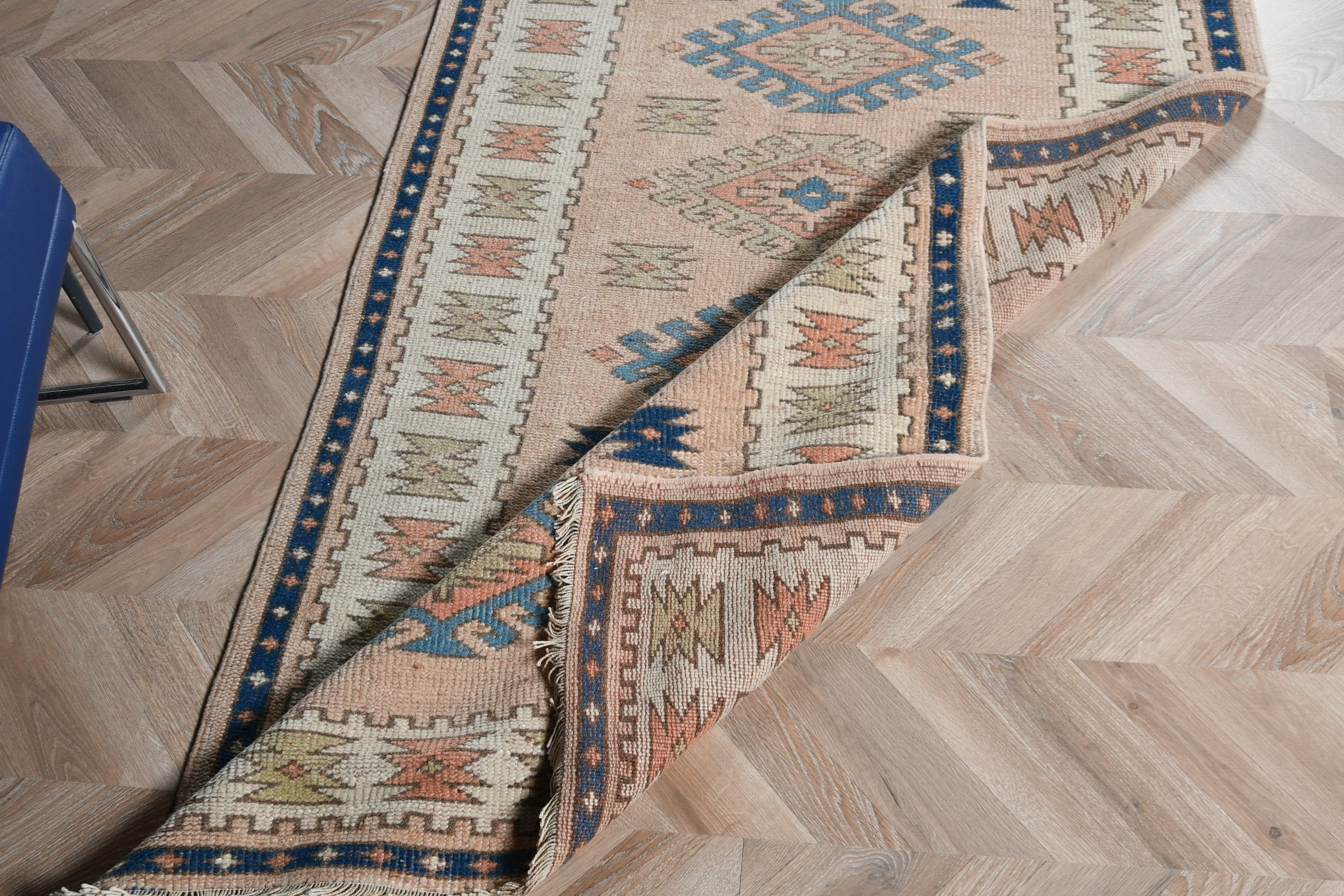 Türk Halıları, Antika Halı, Kahverengi Soğuk Halı, Koridor Halısı, Koridor Halıları, 3.3x9.6 ft Runner Halısı, Koridor Halısı, Oryantal Halı, Vintage Halı