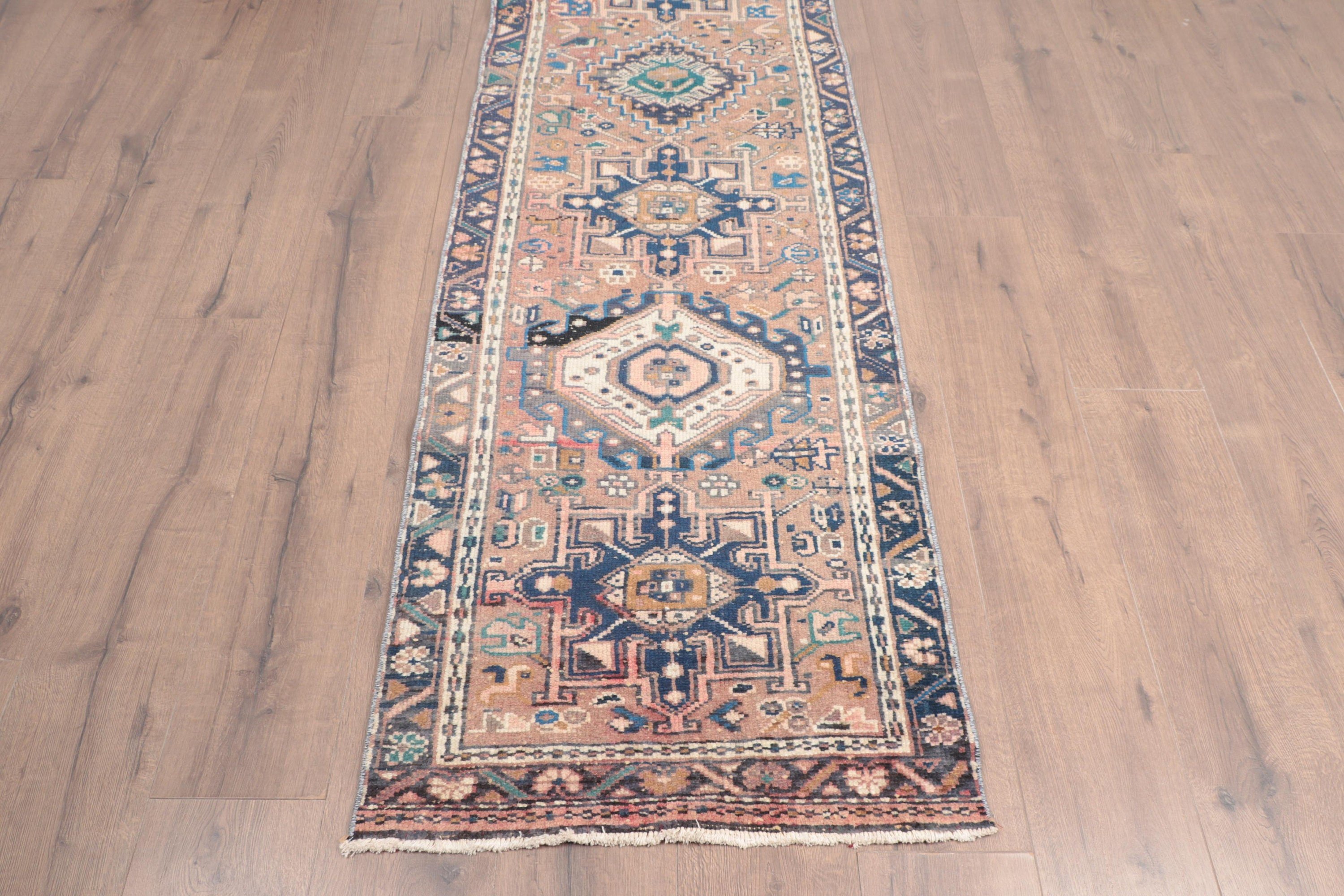 Uzun Yolluk Halıları, Vintage Halı, Nötr Halı, 2.2x8.7 ft Koşucu Halıları, Beni Ourain Koşucu Halısı, Türk Halısı, Bronz Oushak Halıları, Fas Halısı