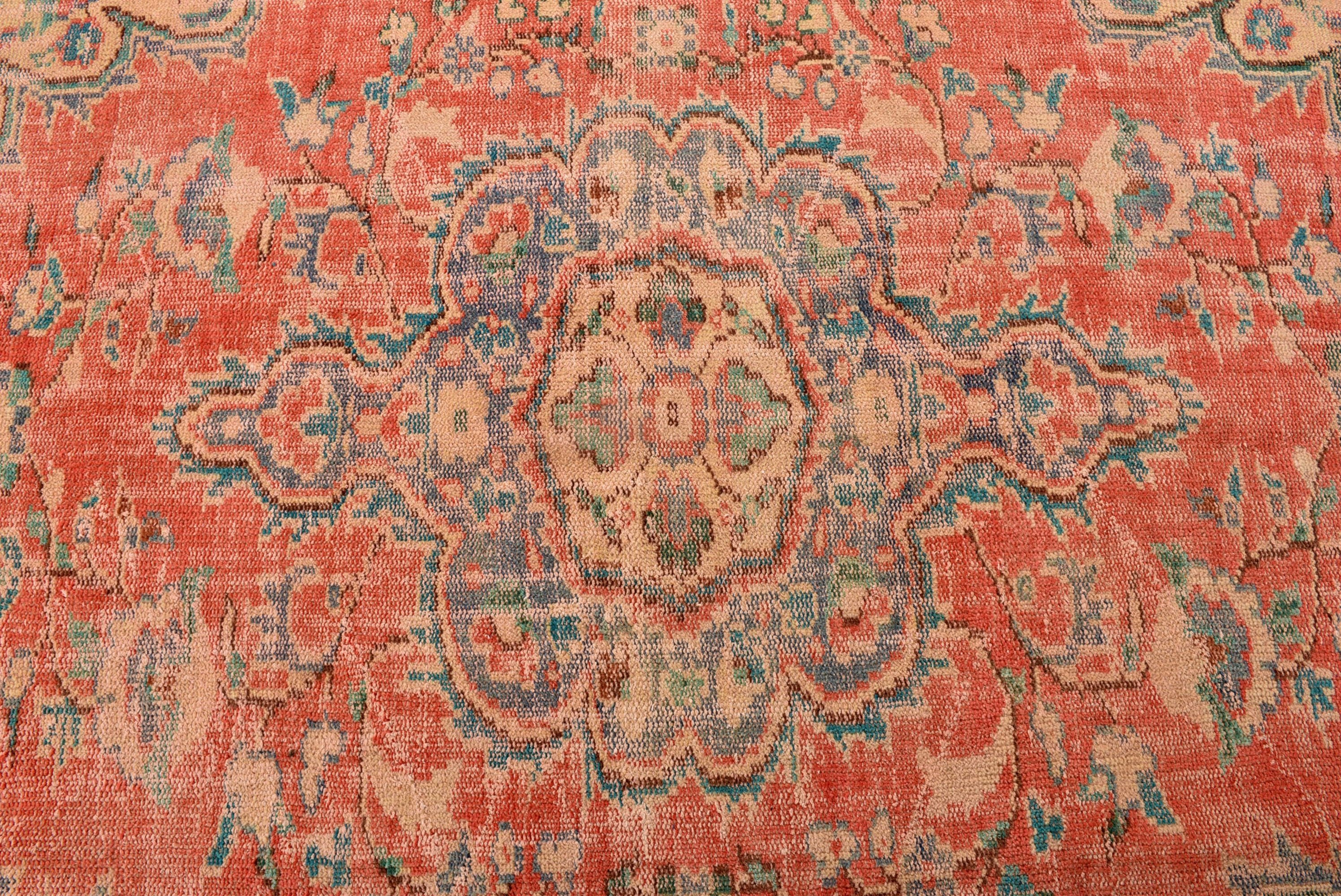 Pembe Düz Dokuma Halı, Vintage Halı, Nötr Halı, Salon Halıları, Modern Halılar, Türk Halıları, Yatak Odası Halıları, Büyük Boho Halısı, 5.6x9 ft Büyük Halılar