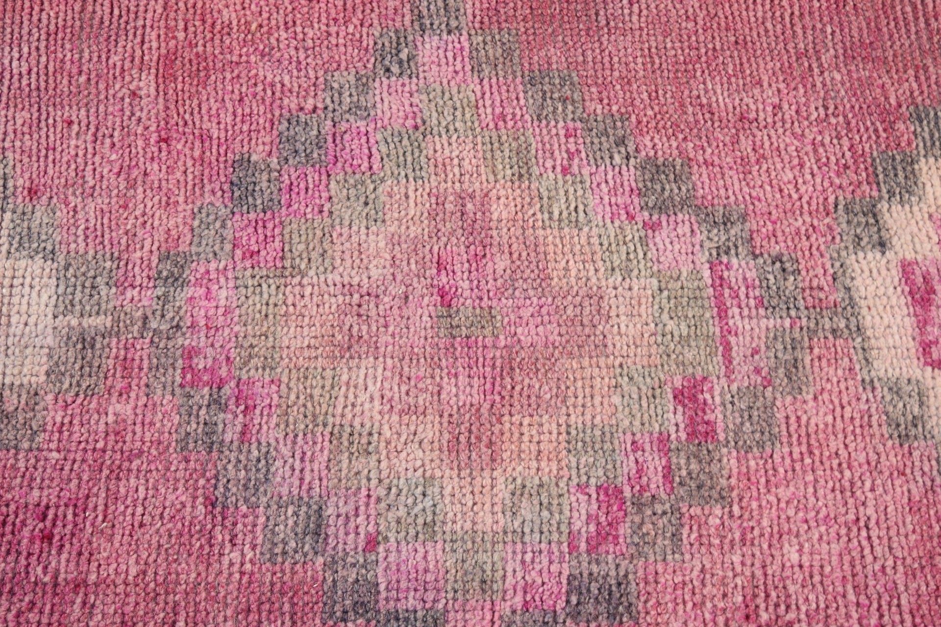 Lüks Halı, Merdiven Halısı, Türk Halıları, 2.5x11.5 ft Runner Halısı, Vintage Halı, Pembe Oushak Halısı, Düz Dokuma Halısı, Koridor Halıları, Ev Dekorasyonu Halısı