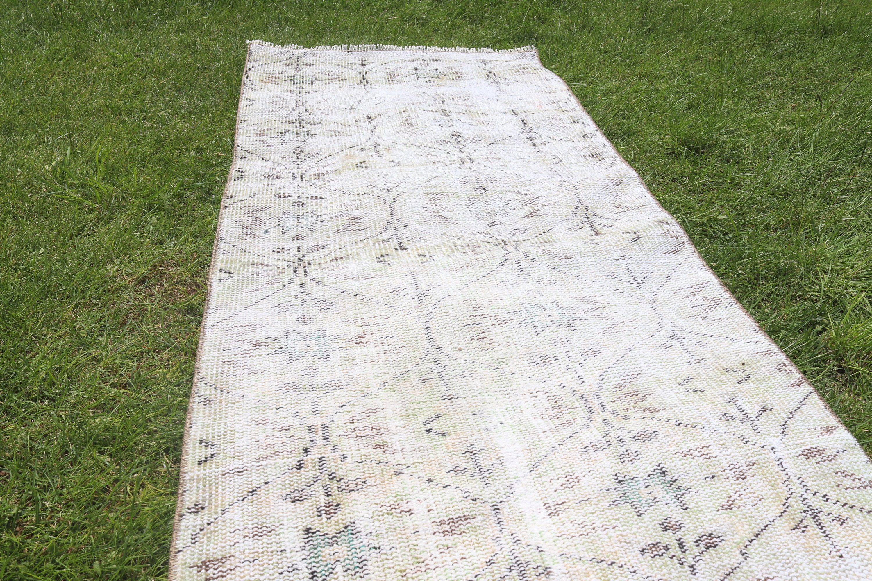 Küçük Vintage Halılar, Küçük Alan Halısı, Bej Mutfak Halısı, 2.2x5 ft Küçük Halı, Ev Dekor Halısı, Vintage Halılar, Türk Halıları